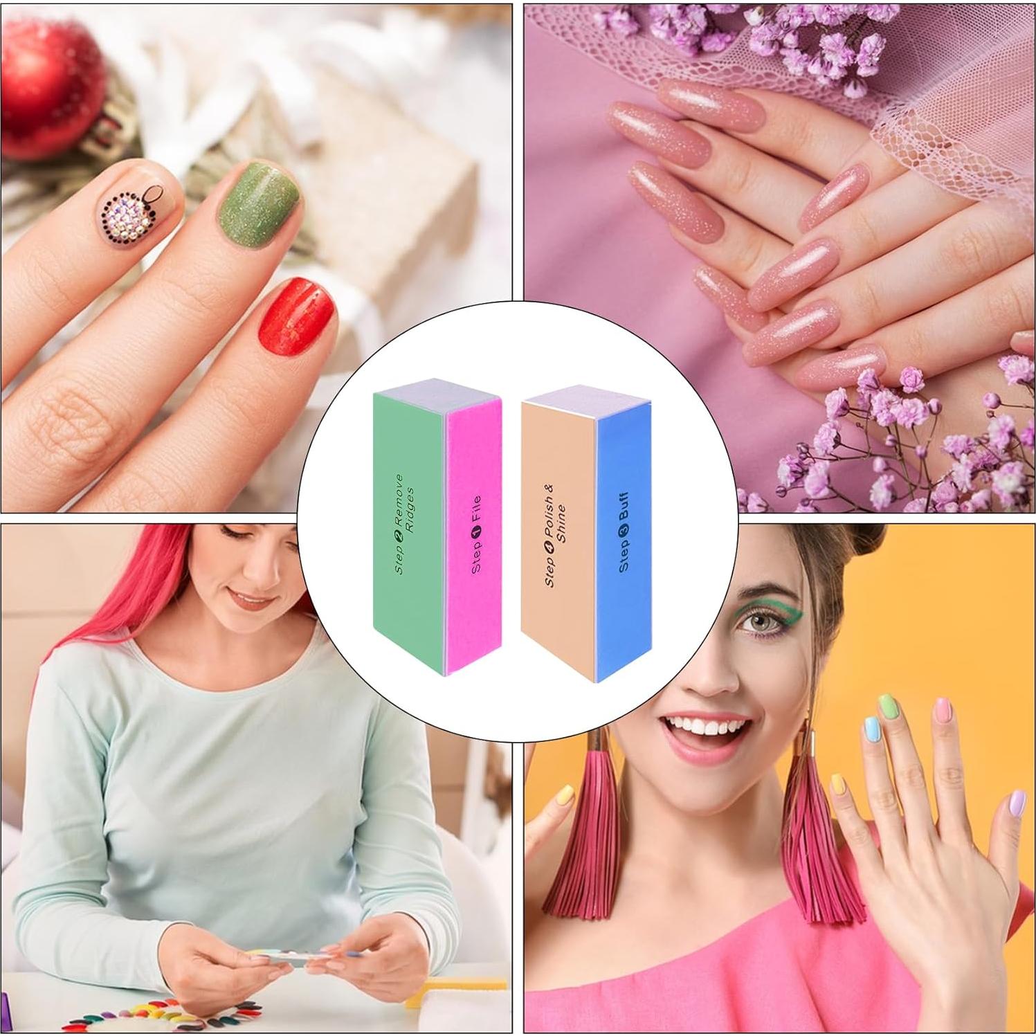 Bloque de Lima de Uñas SKYPIA 2 Unidades 4 Vías Profesional