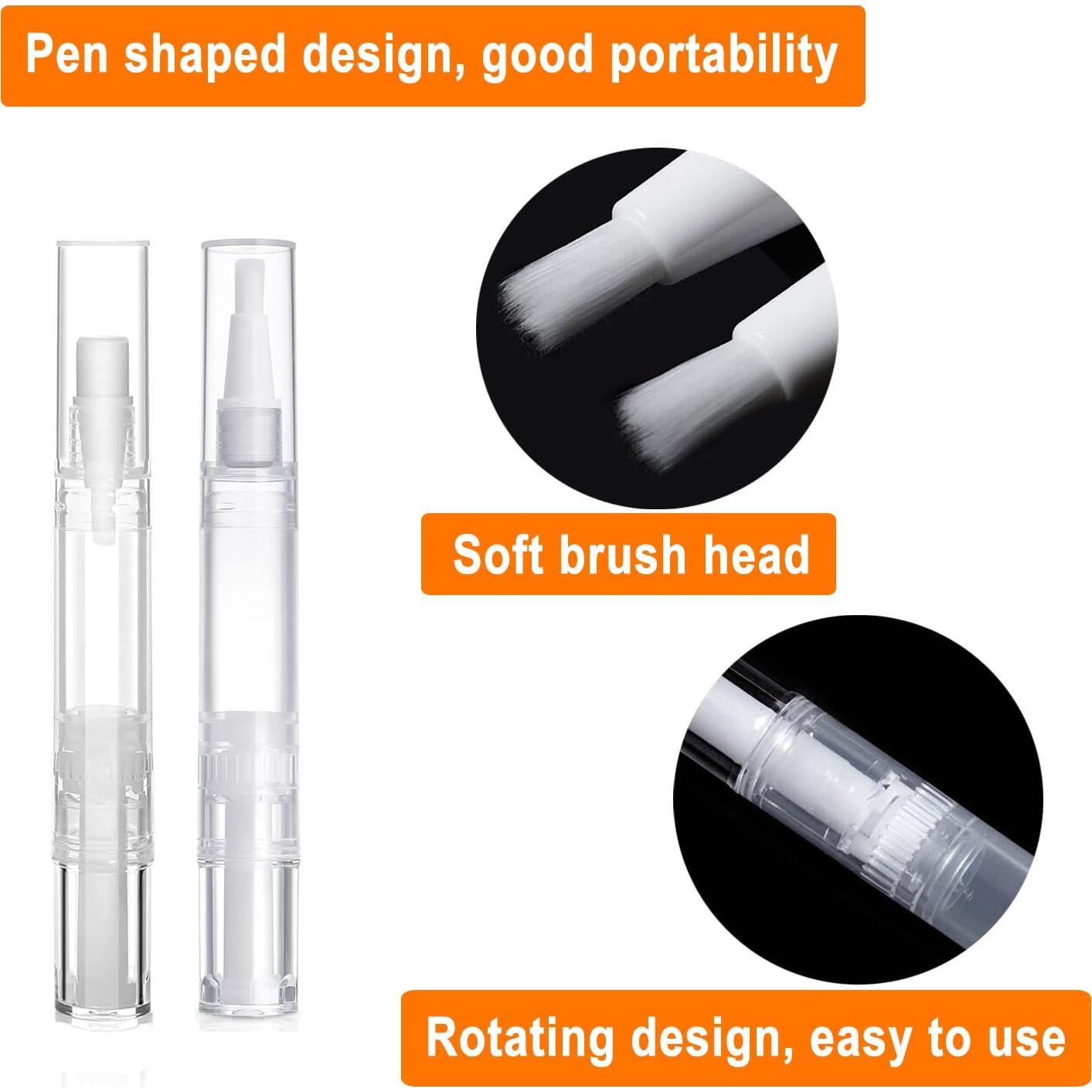 Paquete de 30 bolígrafos de aceite para cutículas Rvetol 5ml