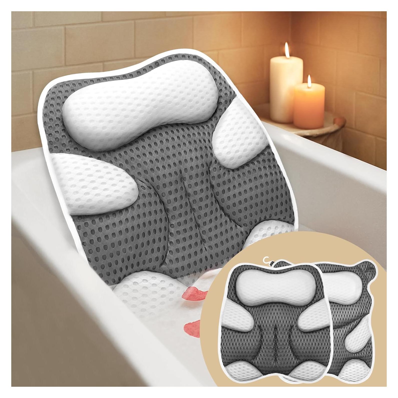 Almohada de Baño Ergonómica ZENGYING en Forma de Gato y Oso