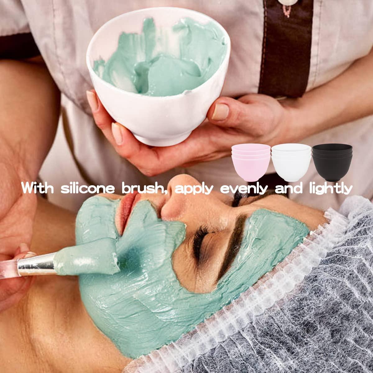 Juego de 9 Tazones de Silicona para Máscaras Faciales FERCAISH