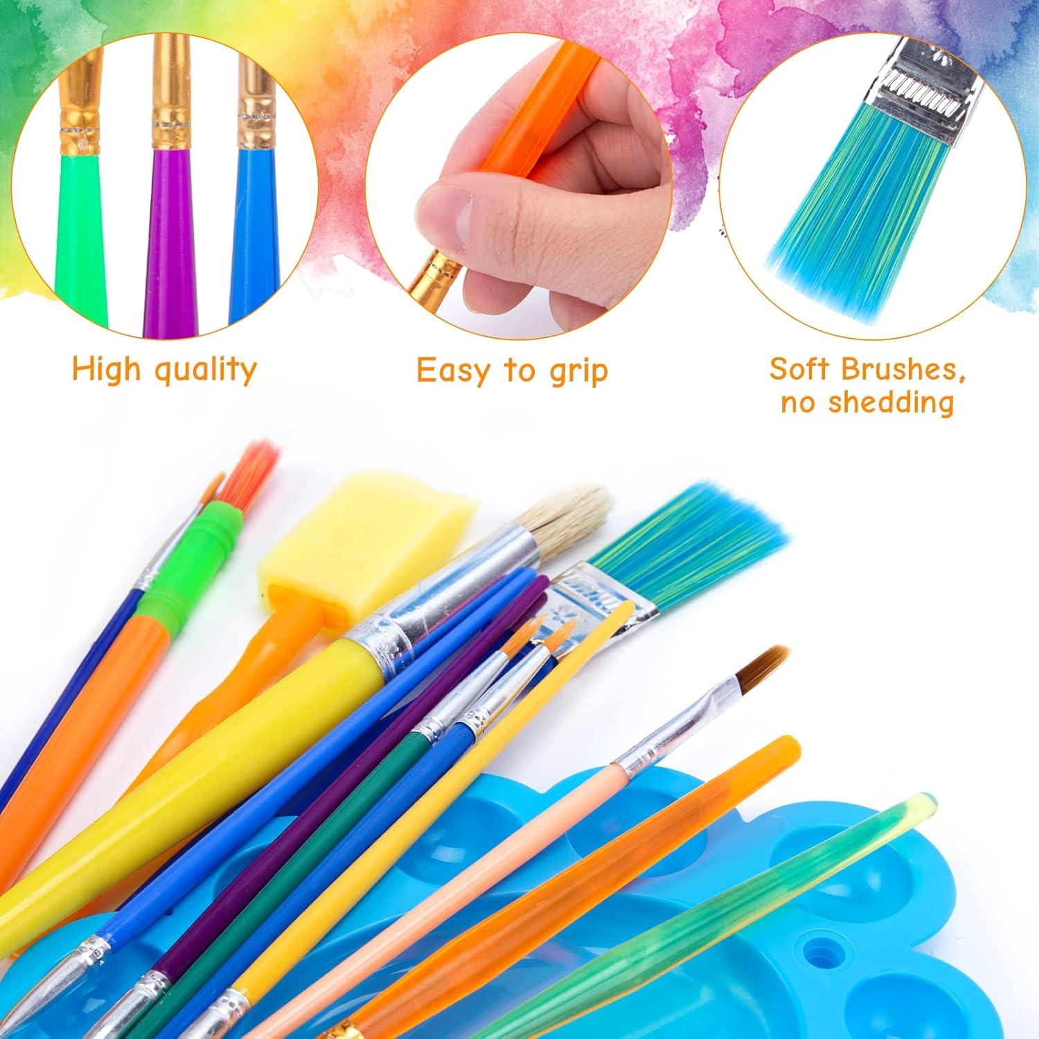 Set de Pinceles de Pintura BigOtters 45PCS para Niños