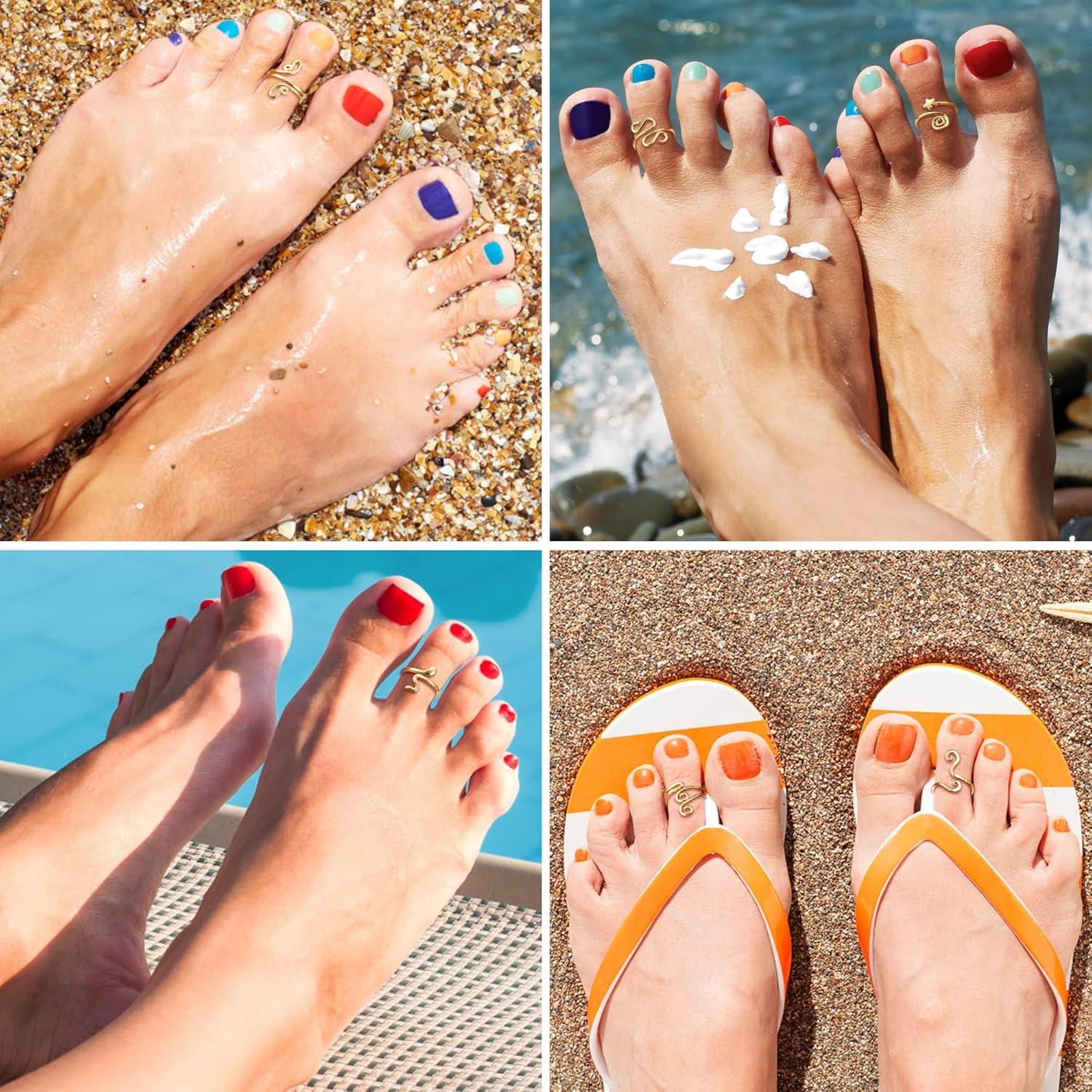 Anillos Ajustables para Dedos FIBO STEEL 12 Piezas Dorado