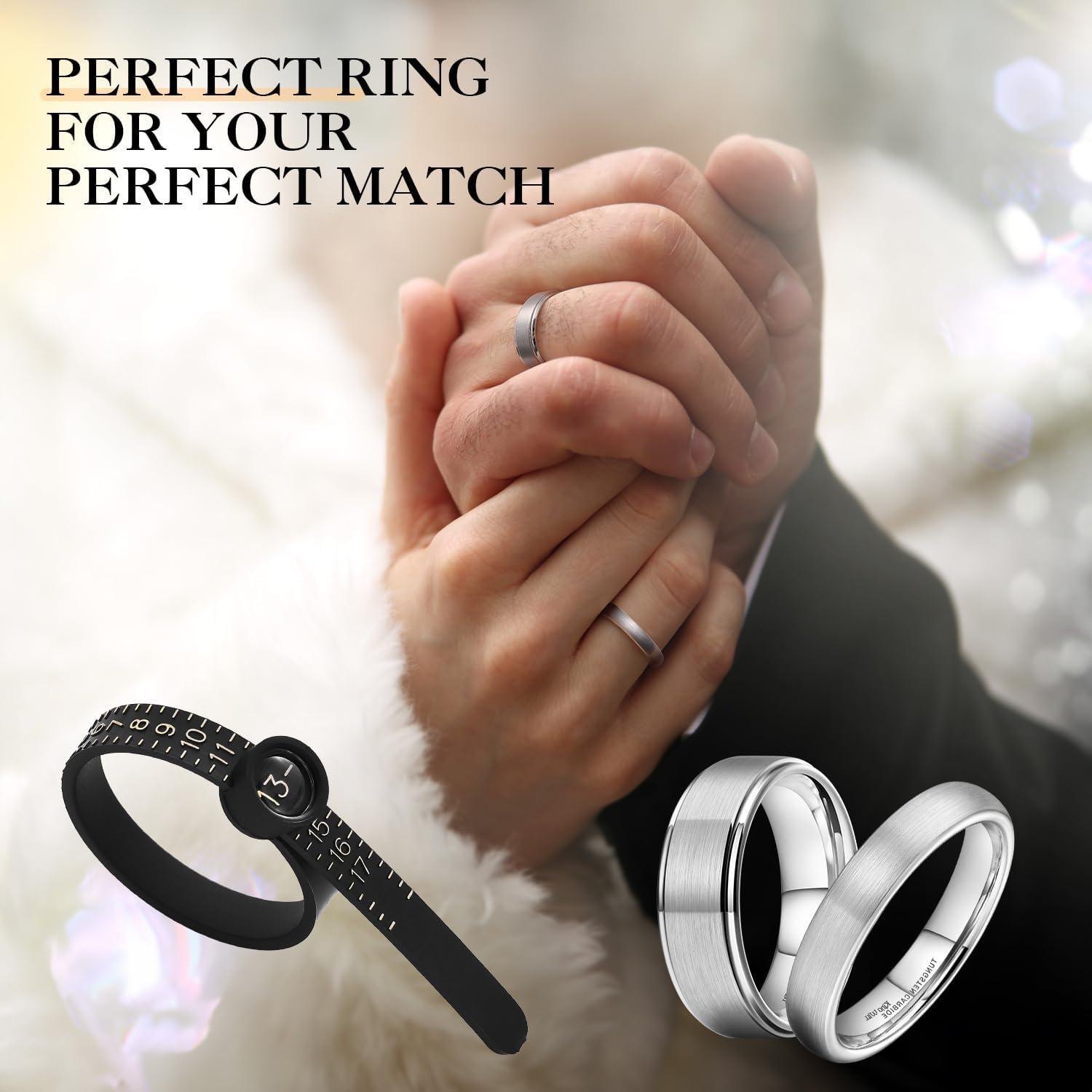 Medidor de Talla de Anillo King Will 0-17 Reutilizable 27 PCS