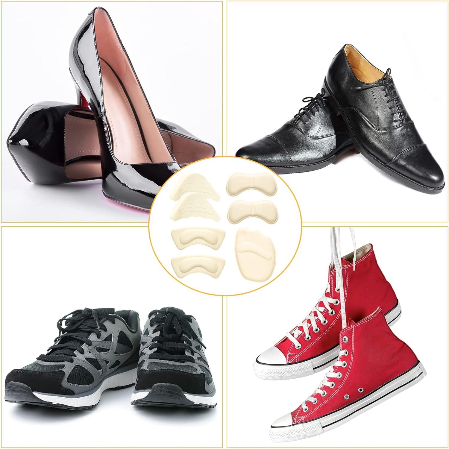 Geyoga Almohadillas para Talón y Dedos - 12 Pares Ajustables