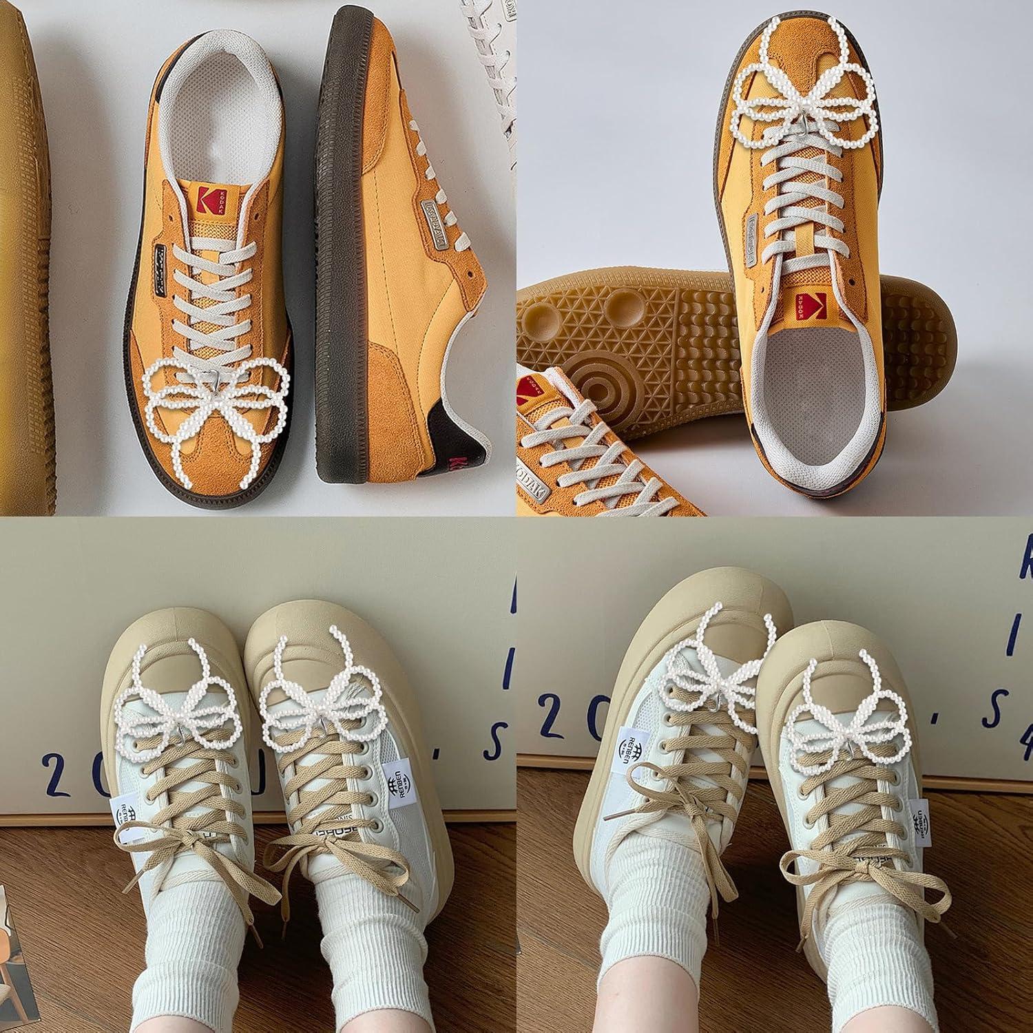 Encantos de Lazo de Perla para Zapatillas Lestp - 2 Piezas