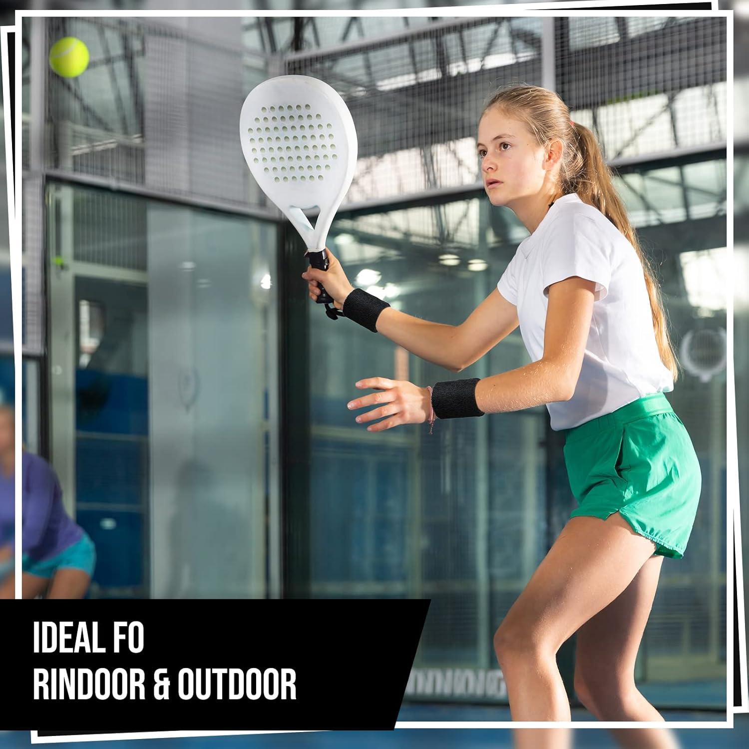 Pulseras de Muñeca Sosation 100 Piezas Algodón Negro Deportivas