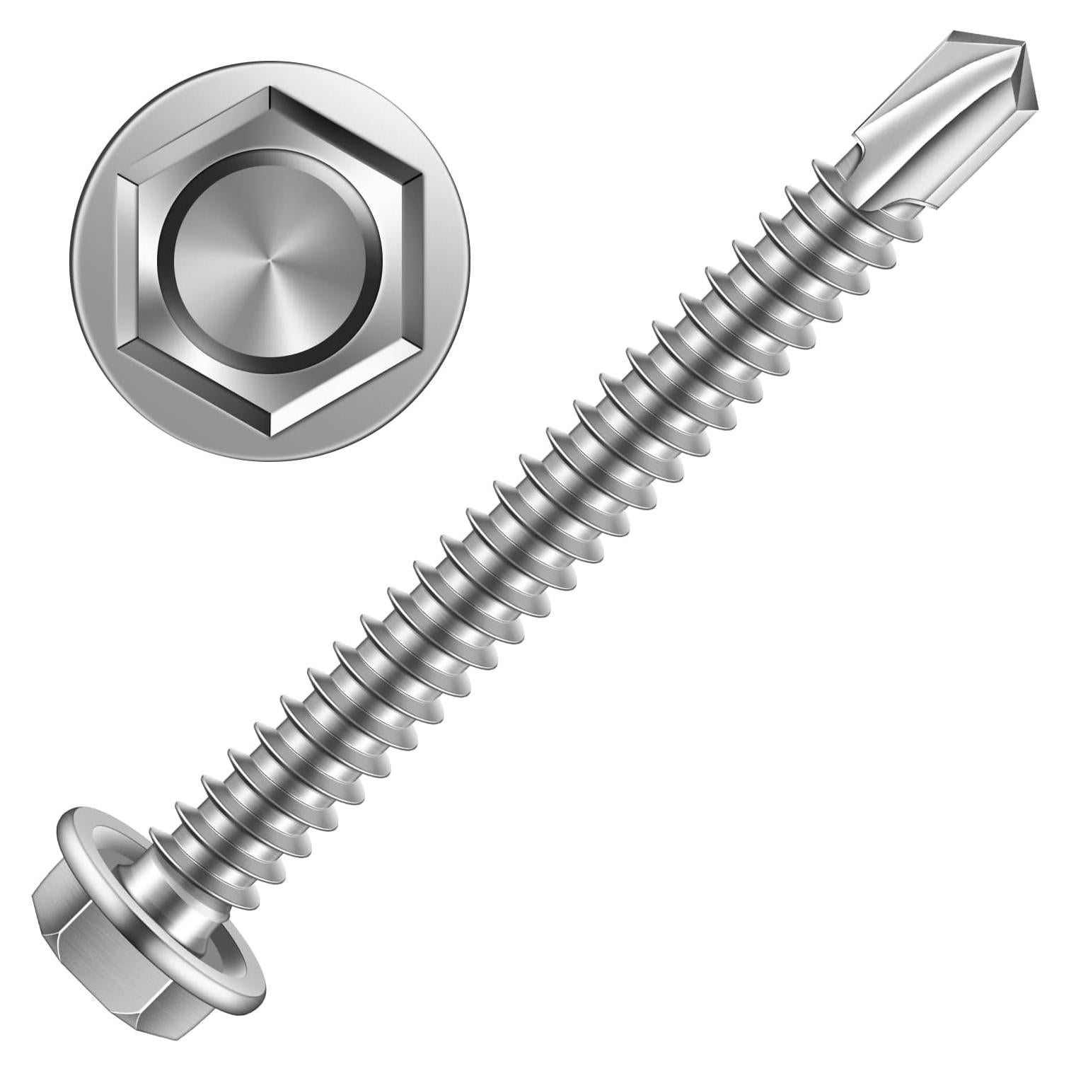 Tornillos autoperforantes MewuDecor #14 x 10 cm 20 PCS