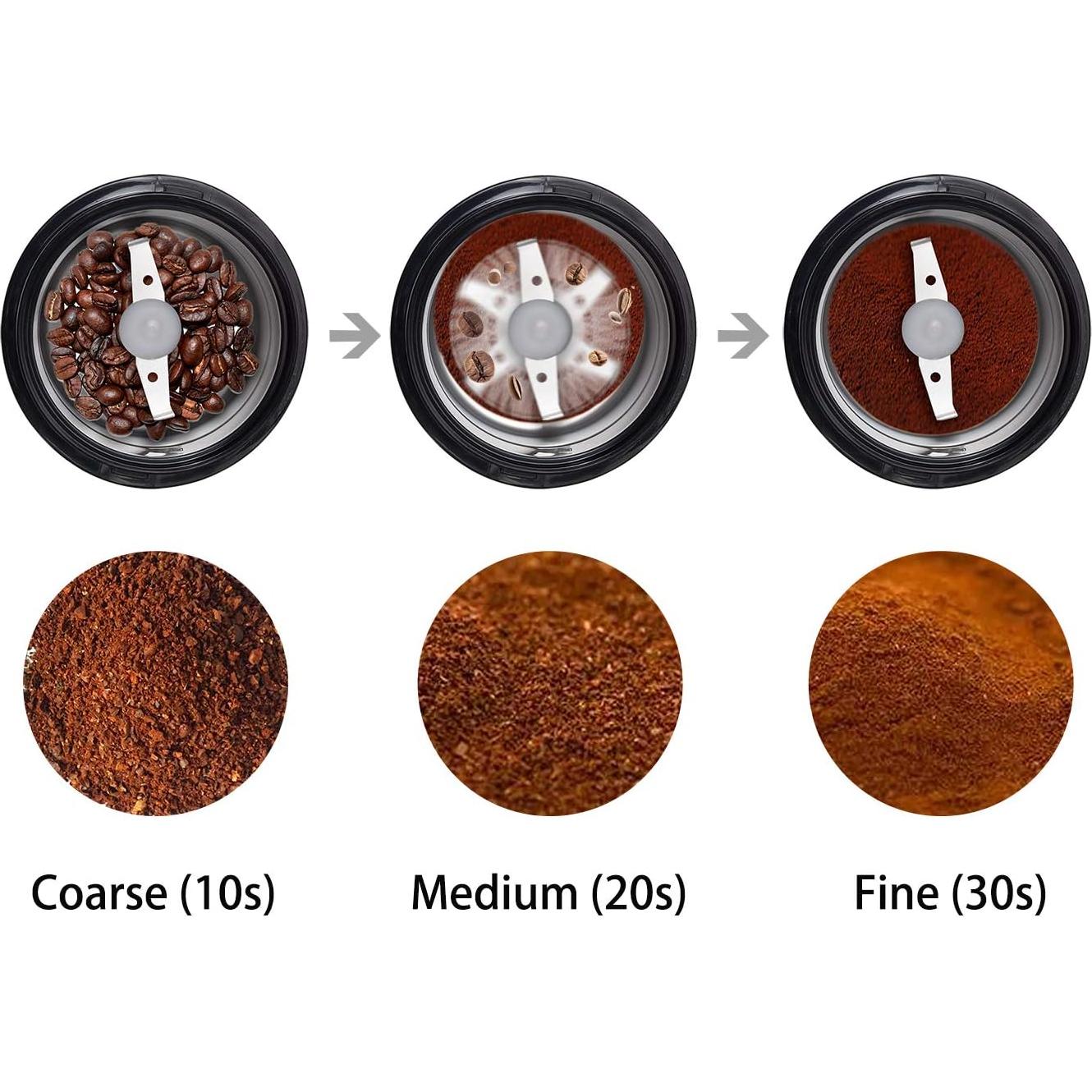 Molinillo de Café Eléctrico DR MILLS DM-7441 150W Acero Inoxidable