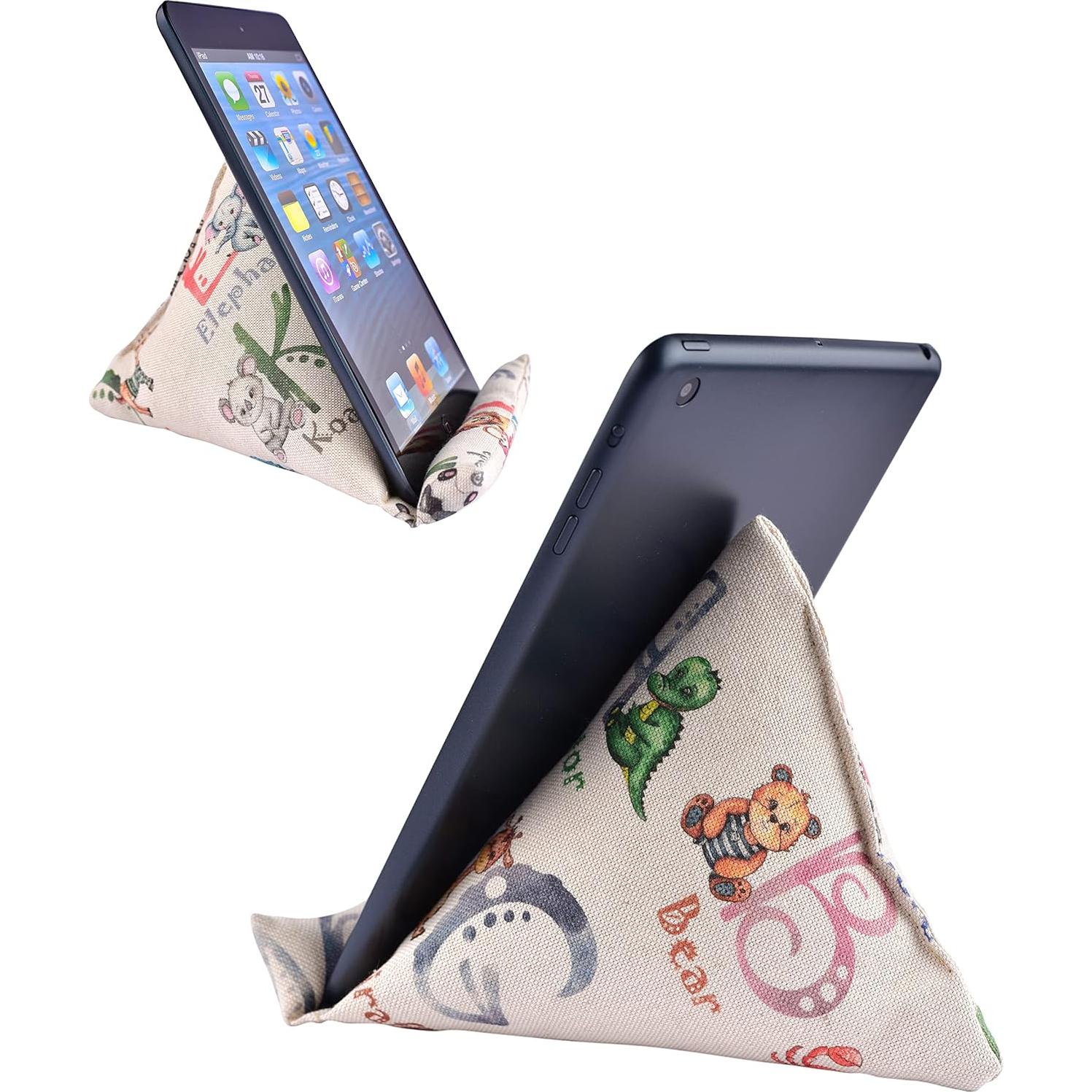 Soporte de Almohada para Teléfono Hecho a Mano - Wedge 17.78x15.49x13.97cm