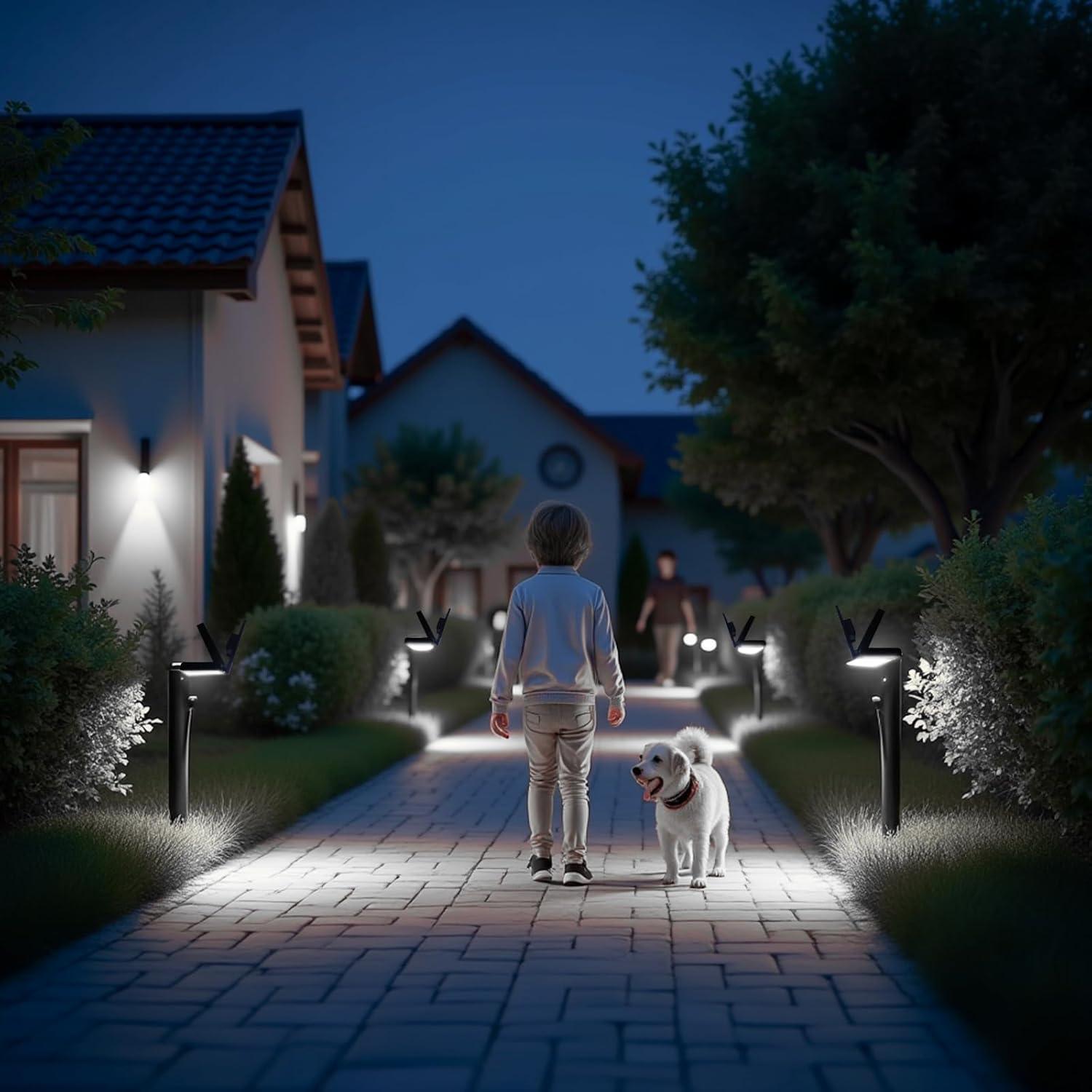 Luces de Inundación Solares CREATESTAR 50W con Control Remoto