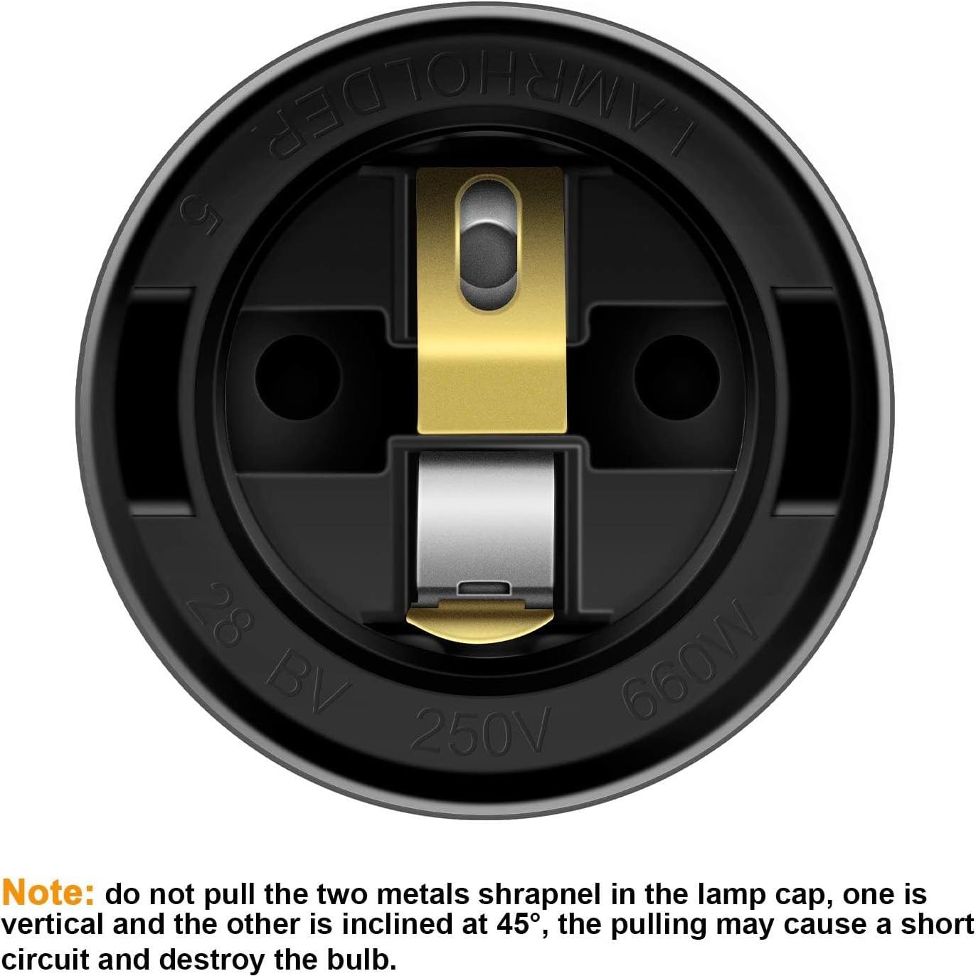 Lámpara Colgante Extensión 4.57m Simple Deluxe E26 Negro