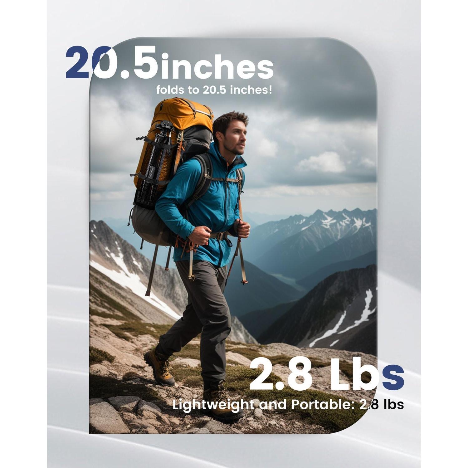 Trípode CAMBOFOTO SAB265 187,96 cm aluminio gris