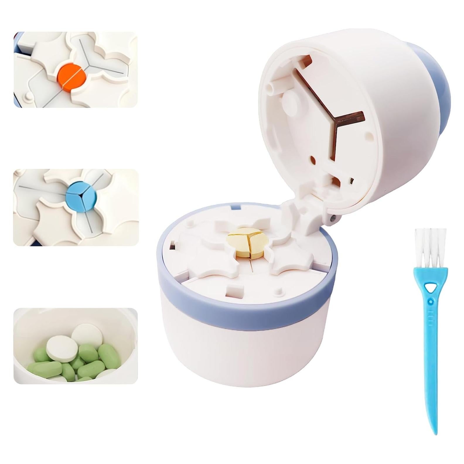 Cortador de Pastillas Yuxiu Tech 3 en 1 con Cuchilla de Acero Inoxidable