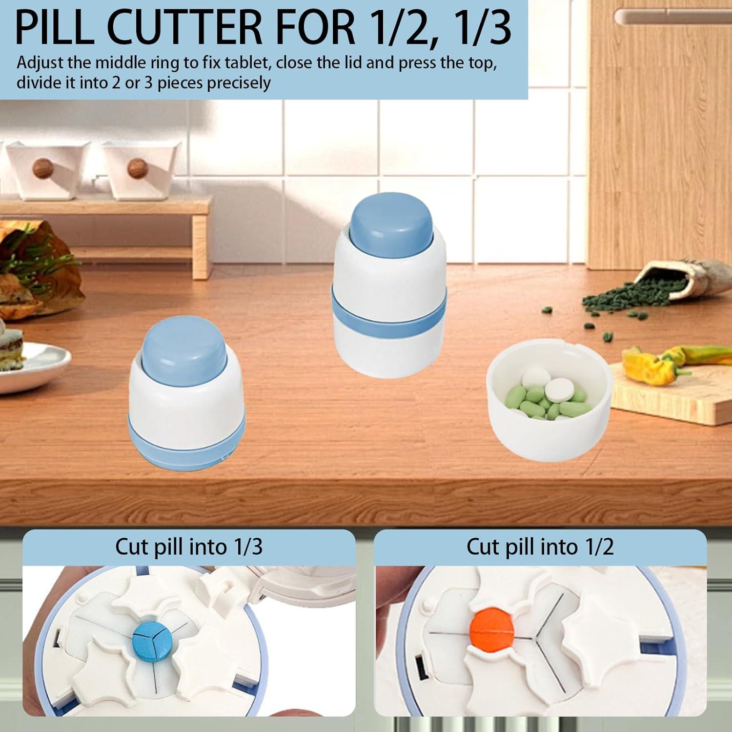 Cortador de Pastillas Yuxiu Tech 3 en 1 con Cuchilla de Acero Inoxidable