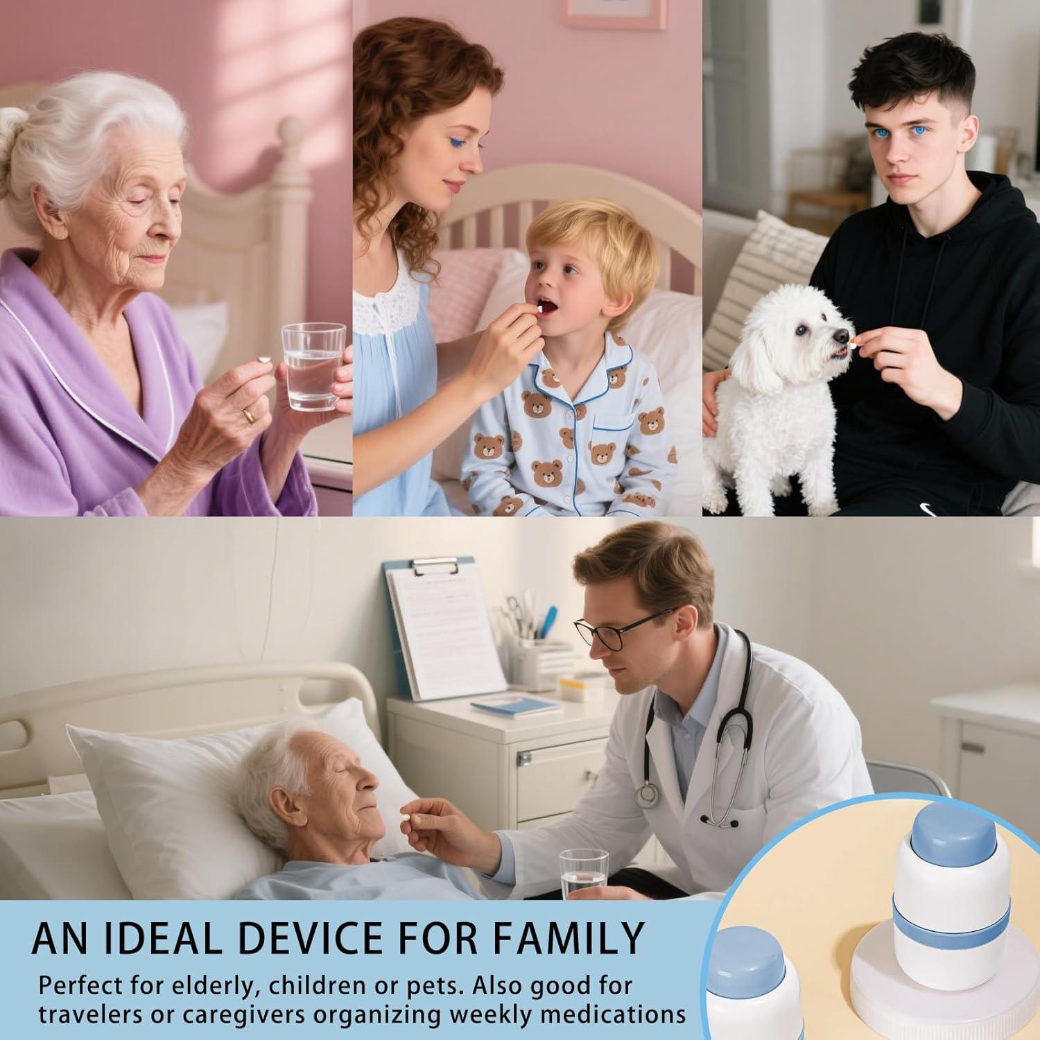 Cortador de Pastillas Yuxiu Tech 3 en 1 con Cuchilla de Acero Inoxidable