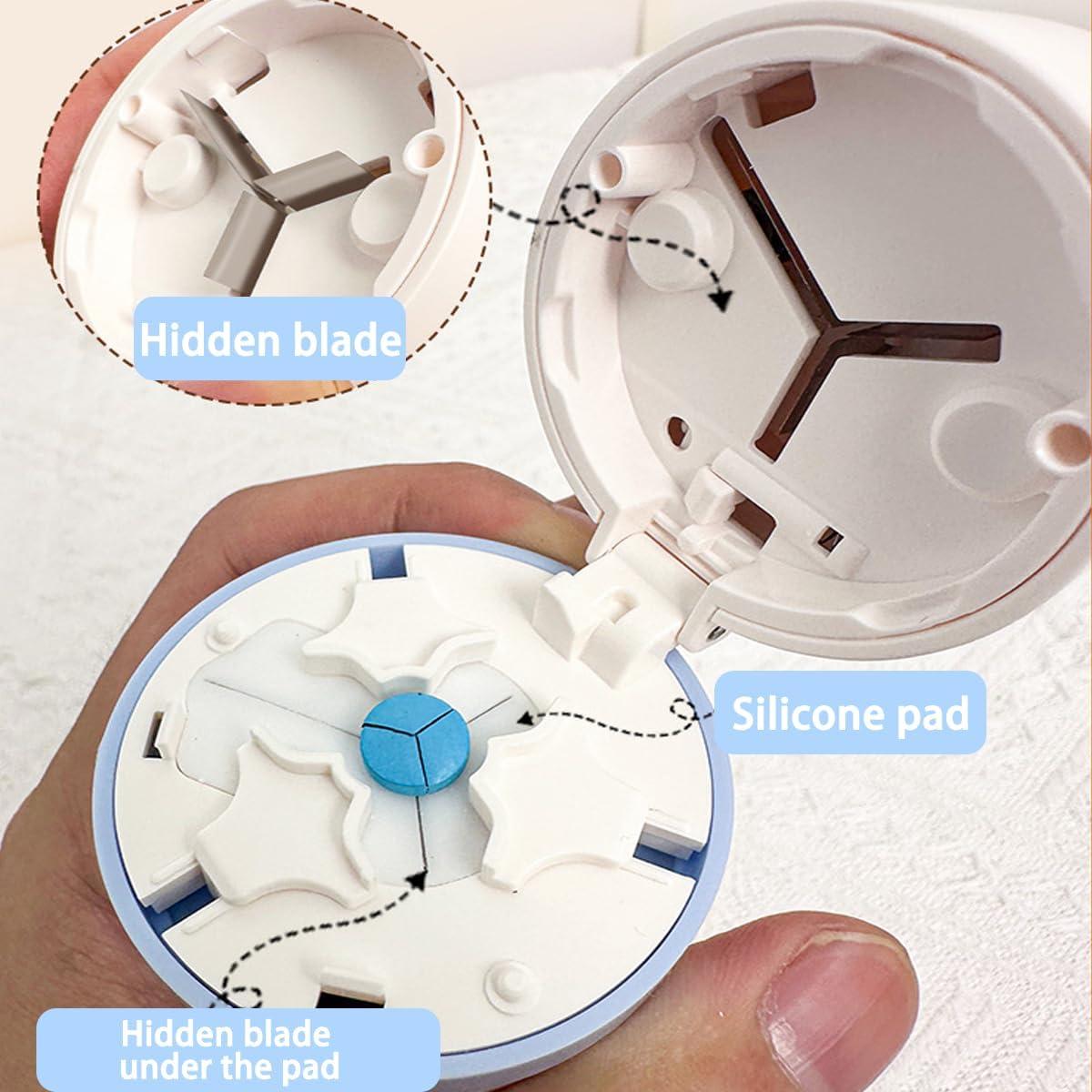 Cortador de Pastillas Yuxiu Tech 3 en 1 con Cuchilla de Acero Inoxidable