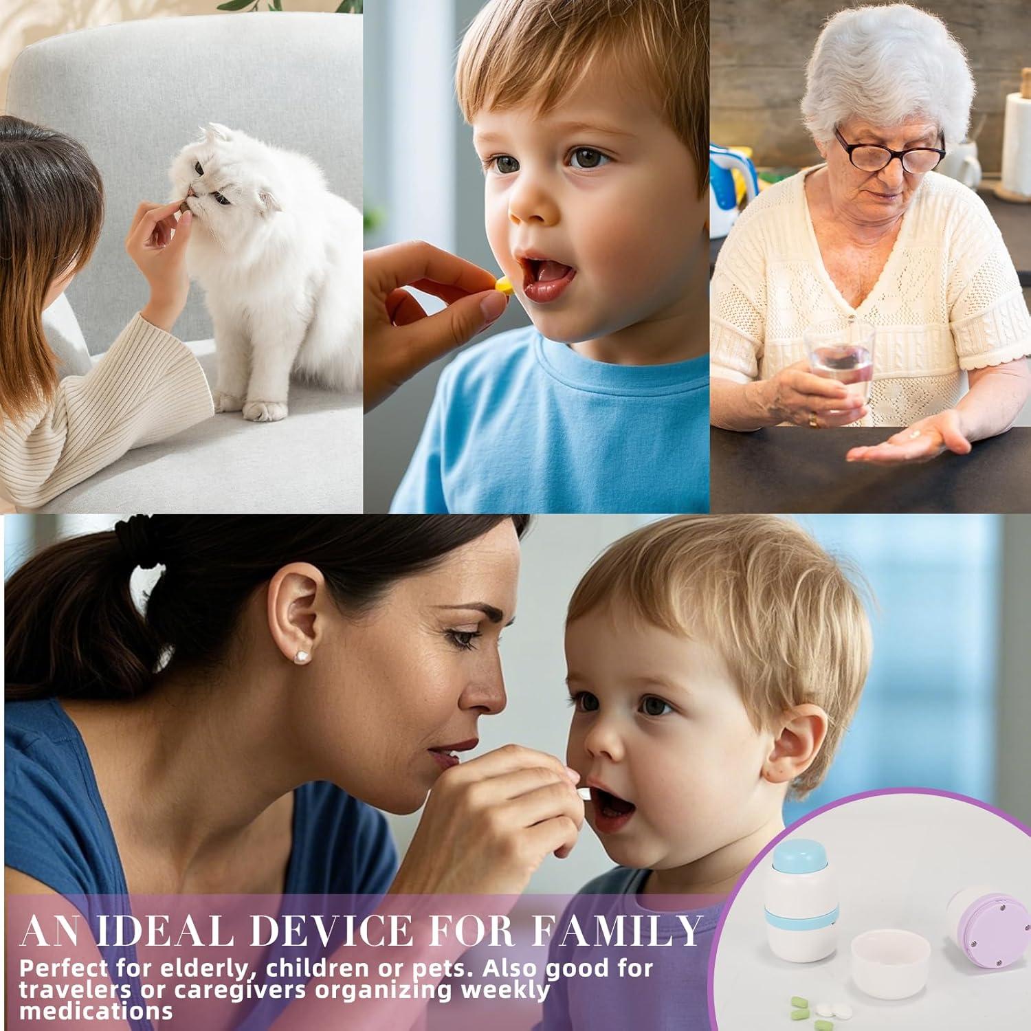 Cortador de Pastillas Yuxiu Tech 3 en 1 con Almacenamiento