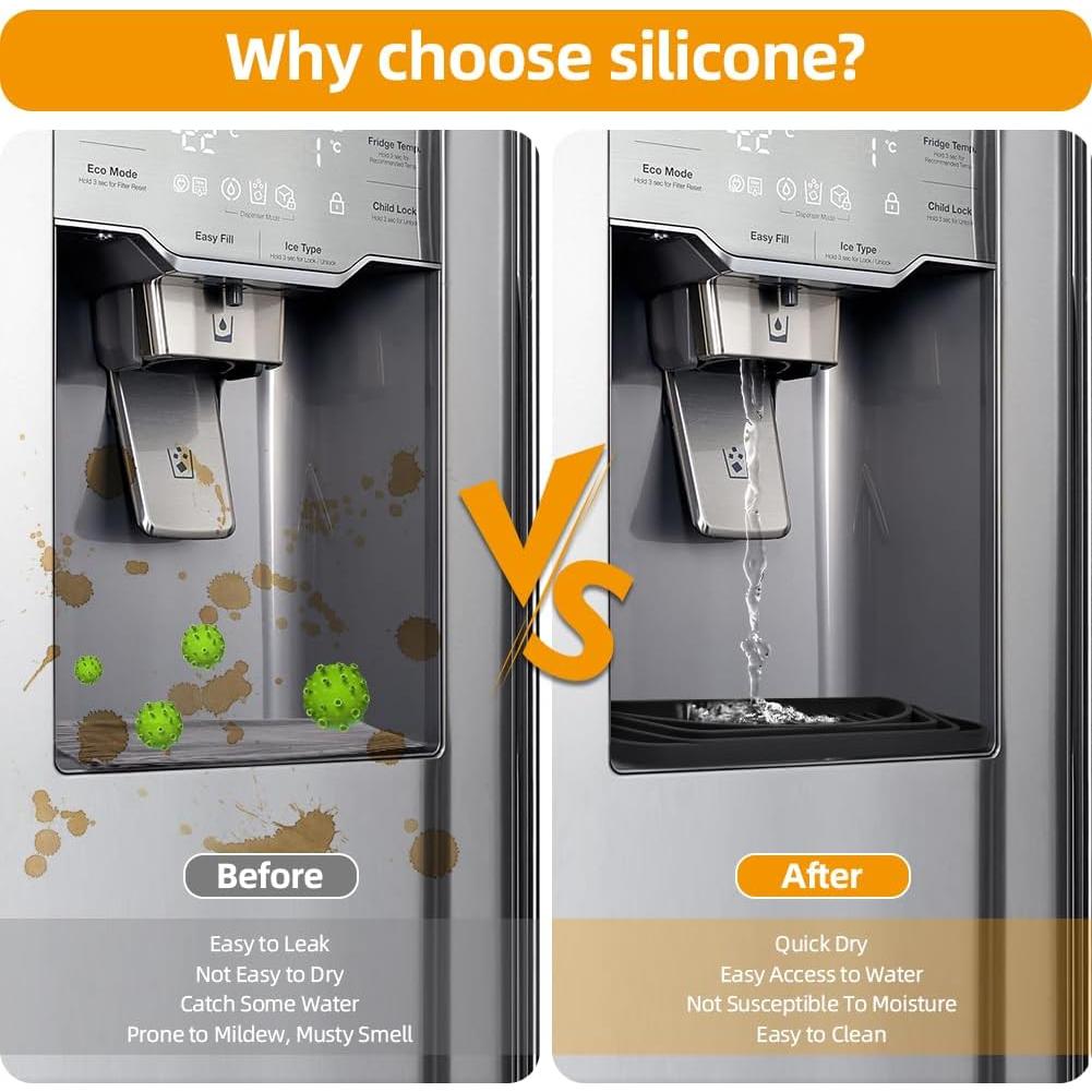 Bandeja de Goteo de Silicona para Refrigerador Aolso 53x20 cm