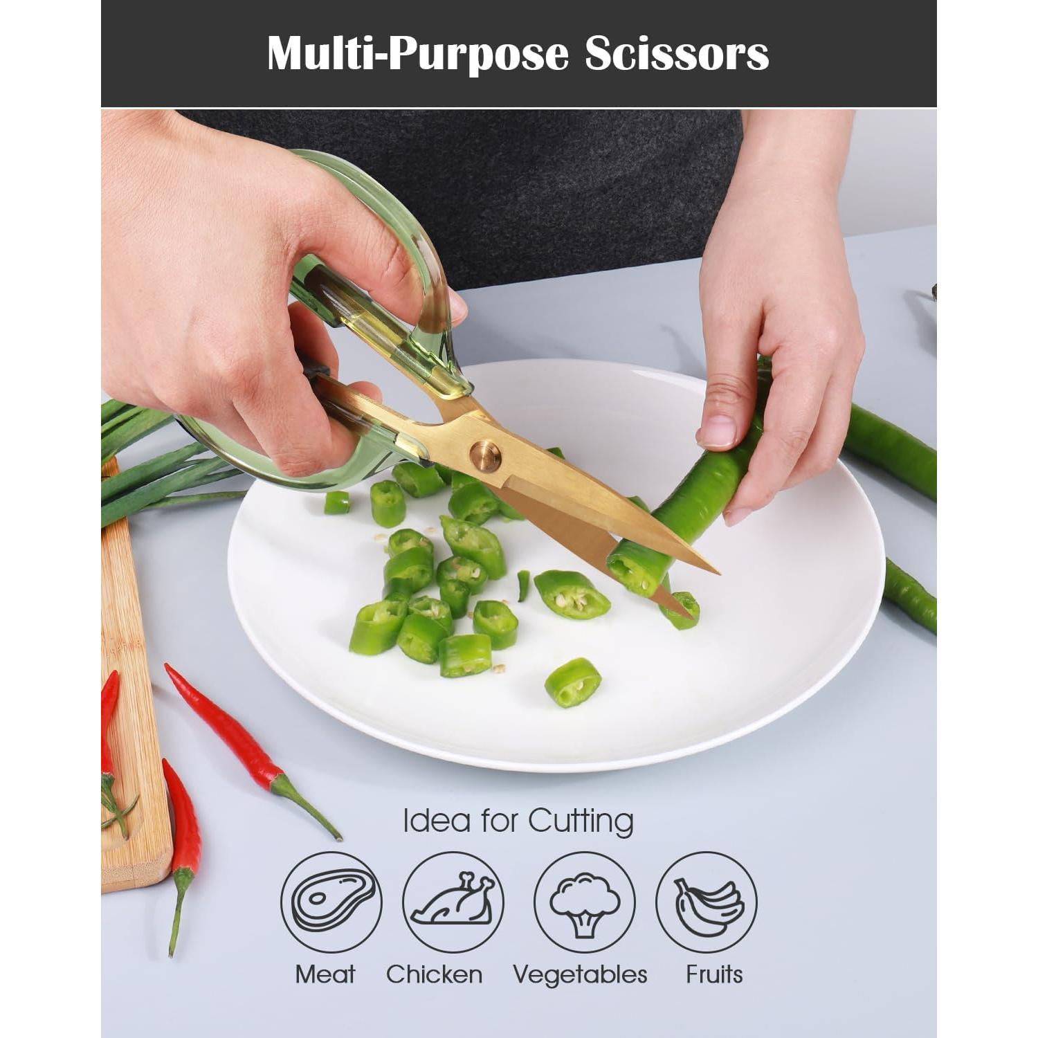 Tijeras de Cocina ARCHIKING 19.5 cm Acero Inoxidable Verde