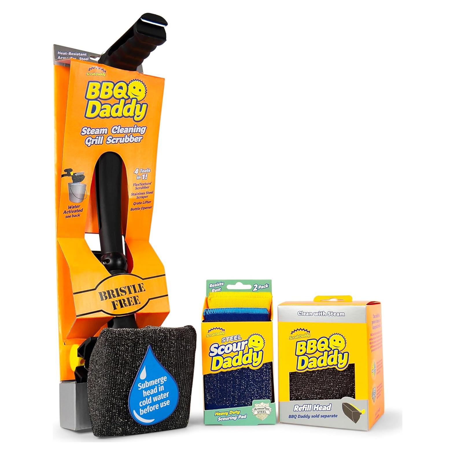 Kit Limpiador de Parrilla Scrub Daddy BBQ - 4 Piezas