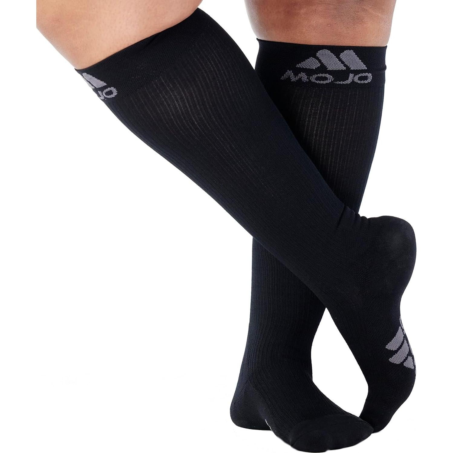 Calcetines de Compresión Mojo 20-30mmHg Negro Pequeño