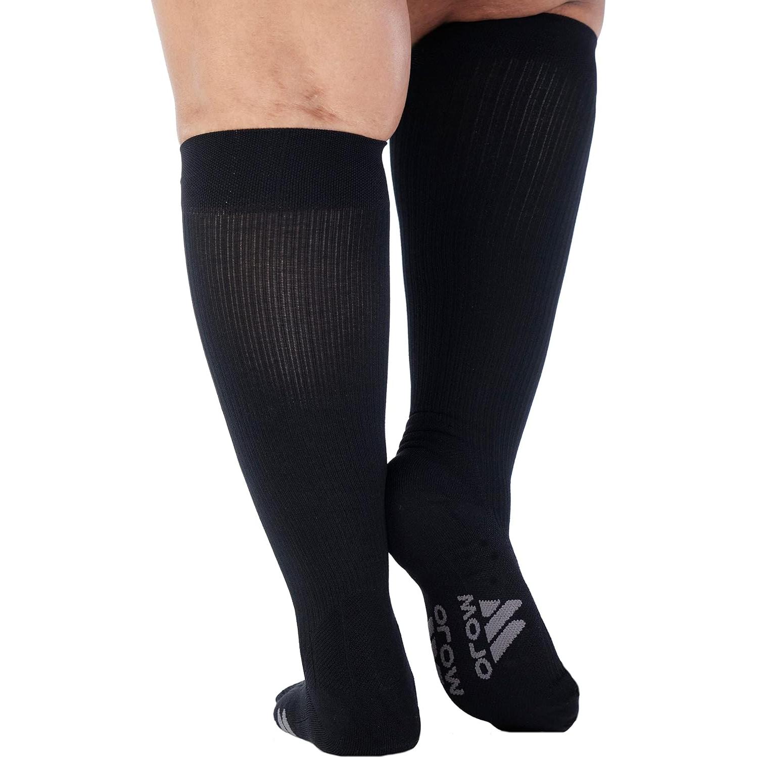 Calcetines de Compresión Mojo 20-30mmHg Negro Pequeño