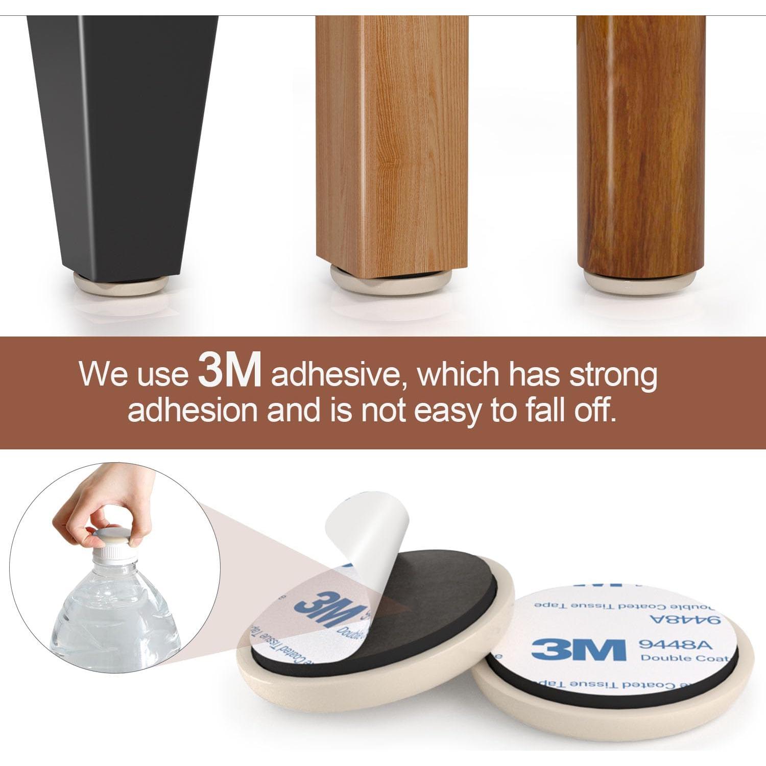 Deslizadores de Muebles RUSIDO 25mm Autoadhesivos 20pcs Beige