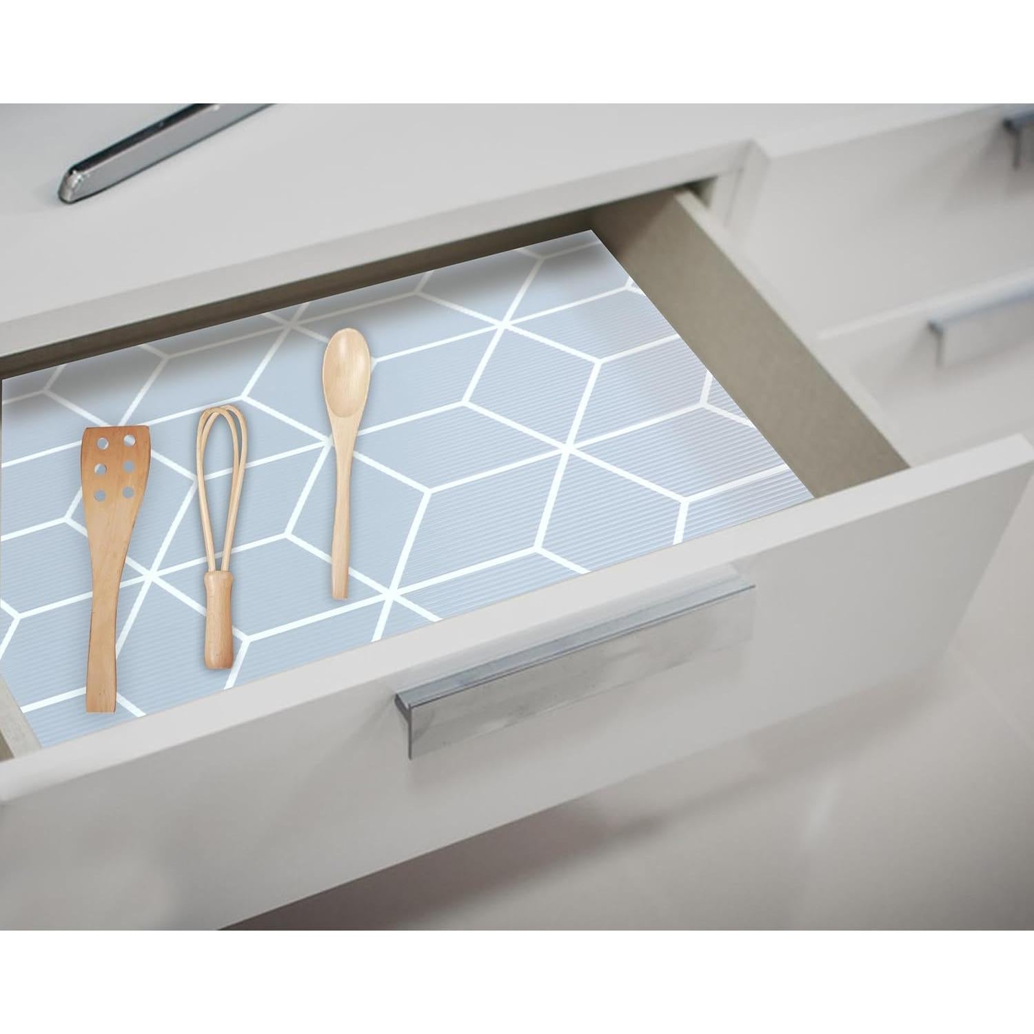 Forros de Cajones y Estantes GMCOZY 10cm x 7.32m Antideslizantes