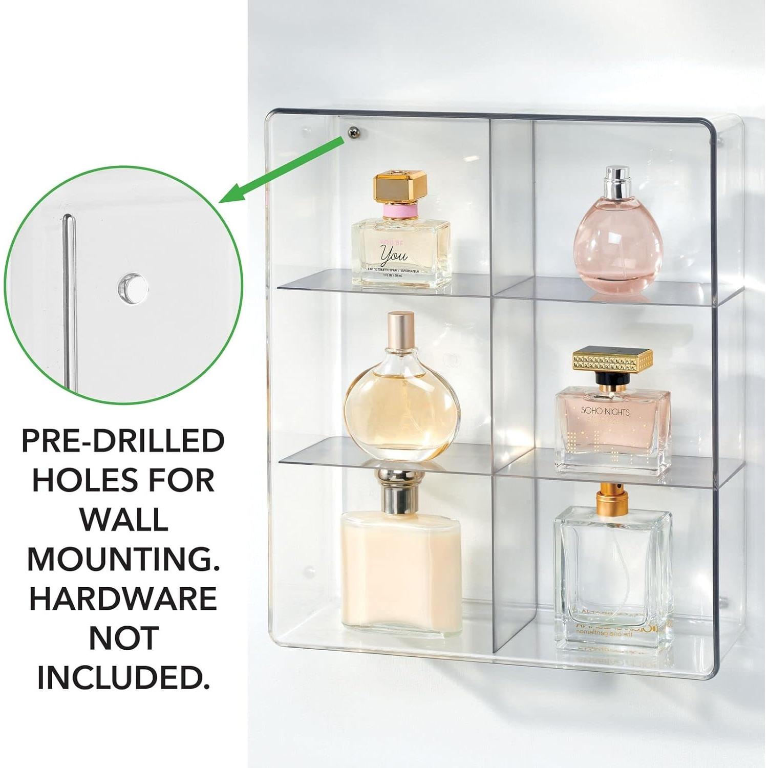 Organizador de Cajón mDesign 6 Compartimentos Transparente