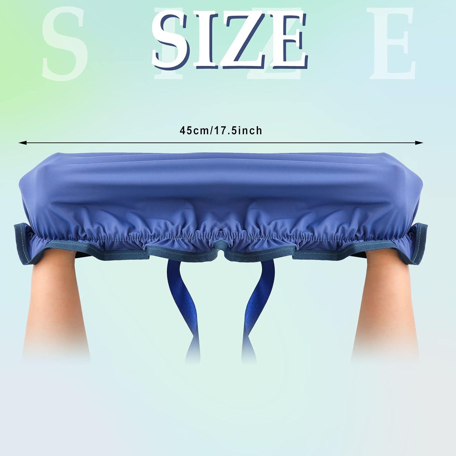 Cubierta Facial UV Jiuguva 4 Piezas para Bronceado - Rosa y Azul