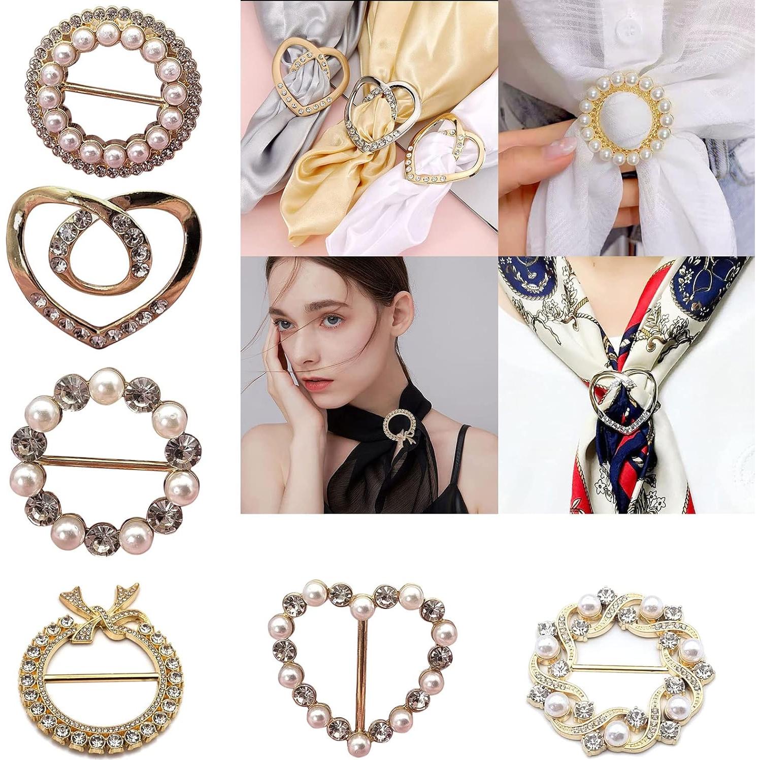 Clip de Bufanda y Corbata KAKASEA con Diseño Elegante