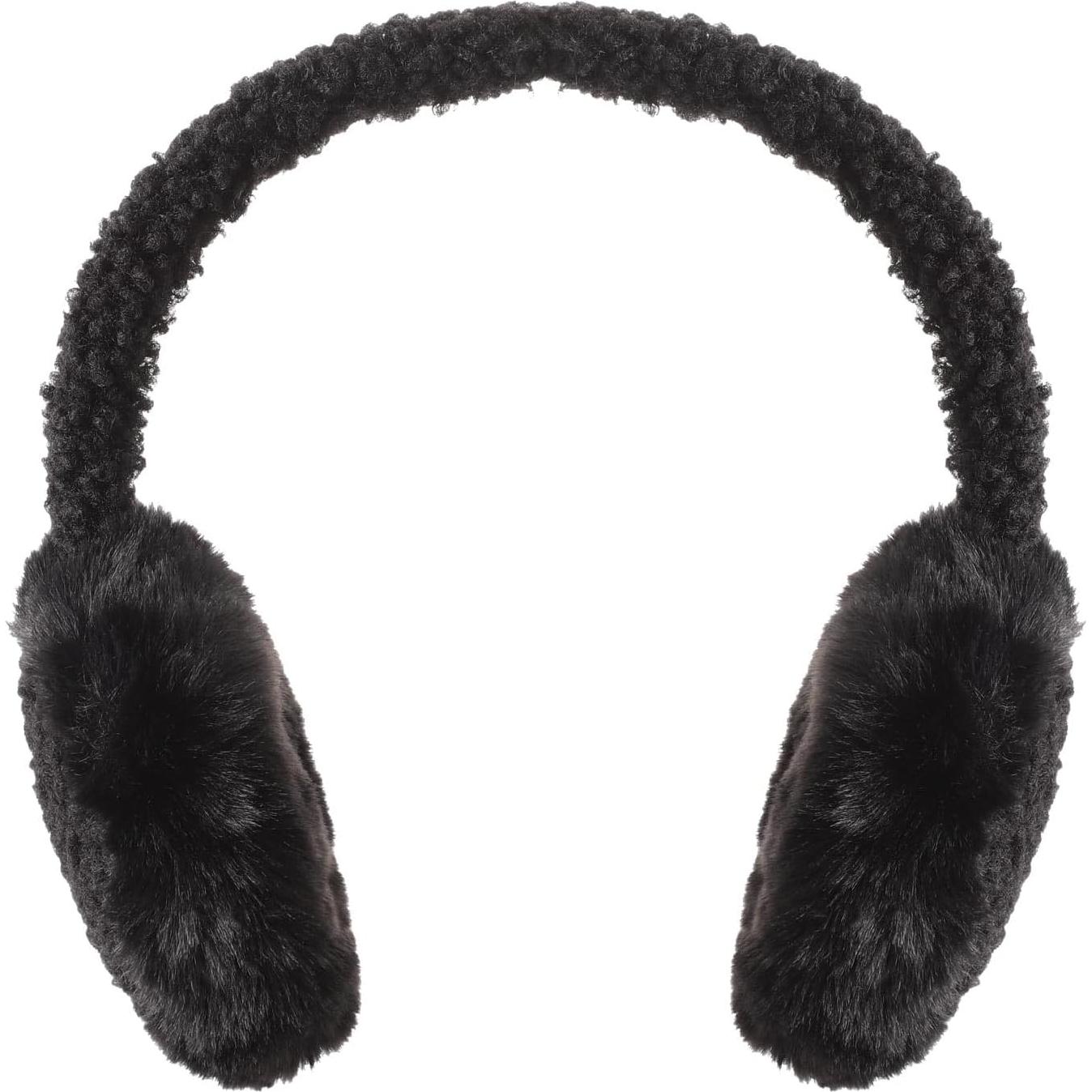 Conjunto Orejeras de Lana Tejidas y Guantes Táctiles Invierno