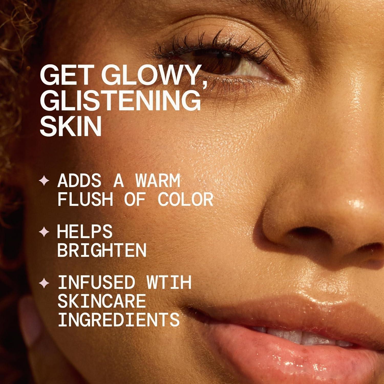 Pacifica Crystal Lit Glisten Drops - Rubor e Iluminador Líquido 40g