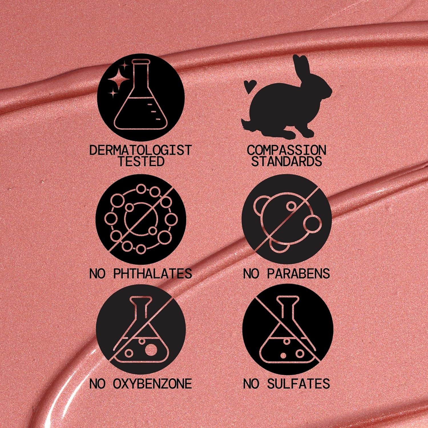 Pacifica Crystal Lit Glisten Drops - Rubor e Iluminador Líquido 40g