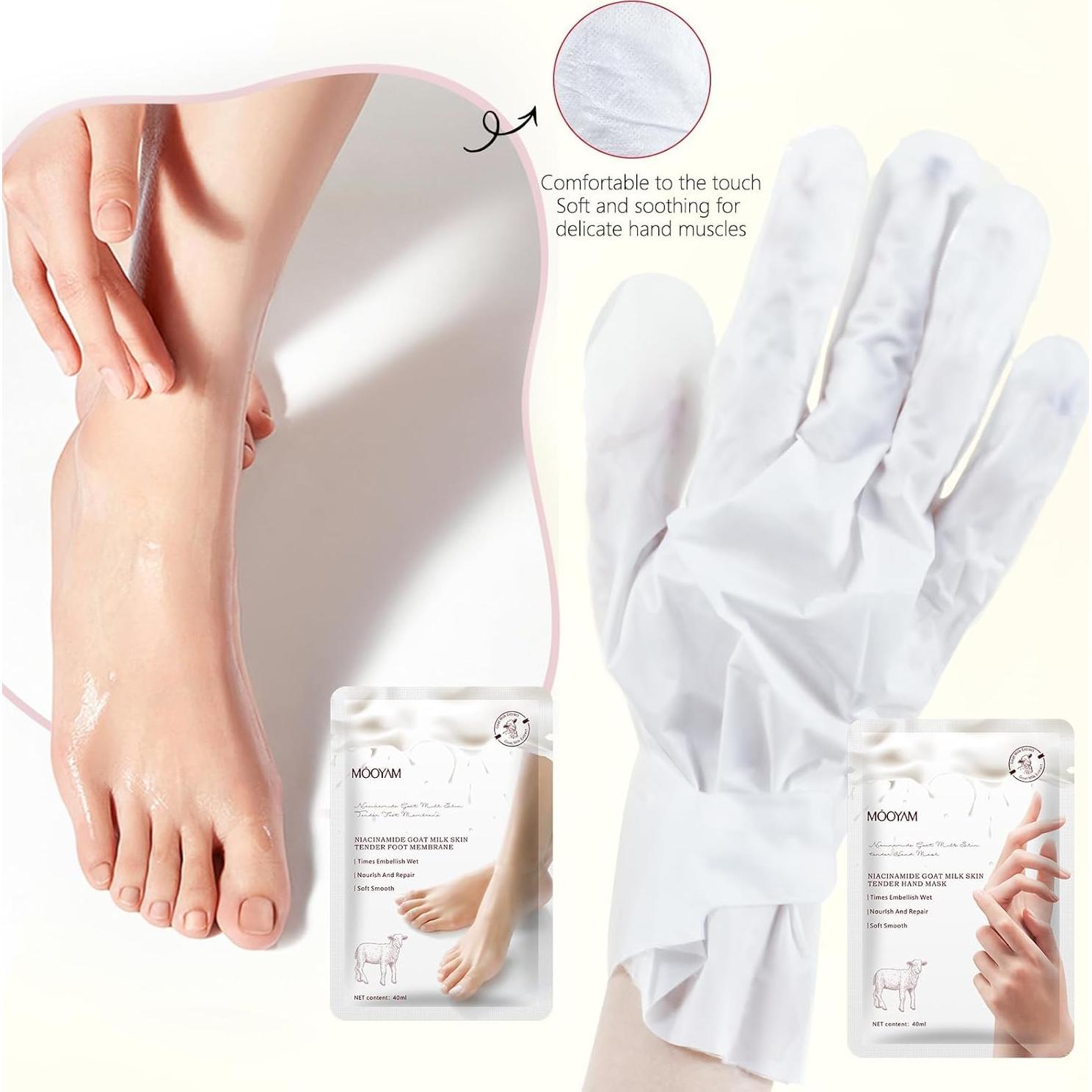 Set de Mascarillas Hidratantes para Manos y Pies GUOYAOLIFU - 6 Paquetes