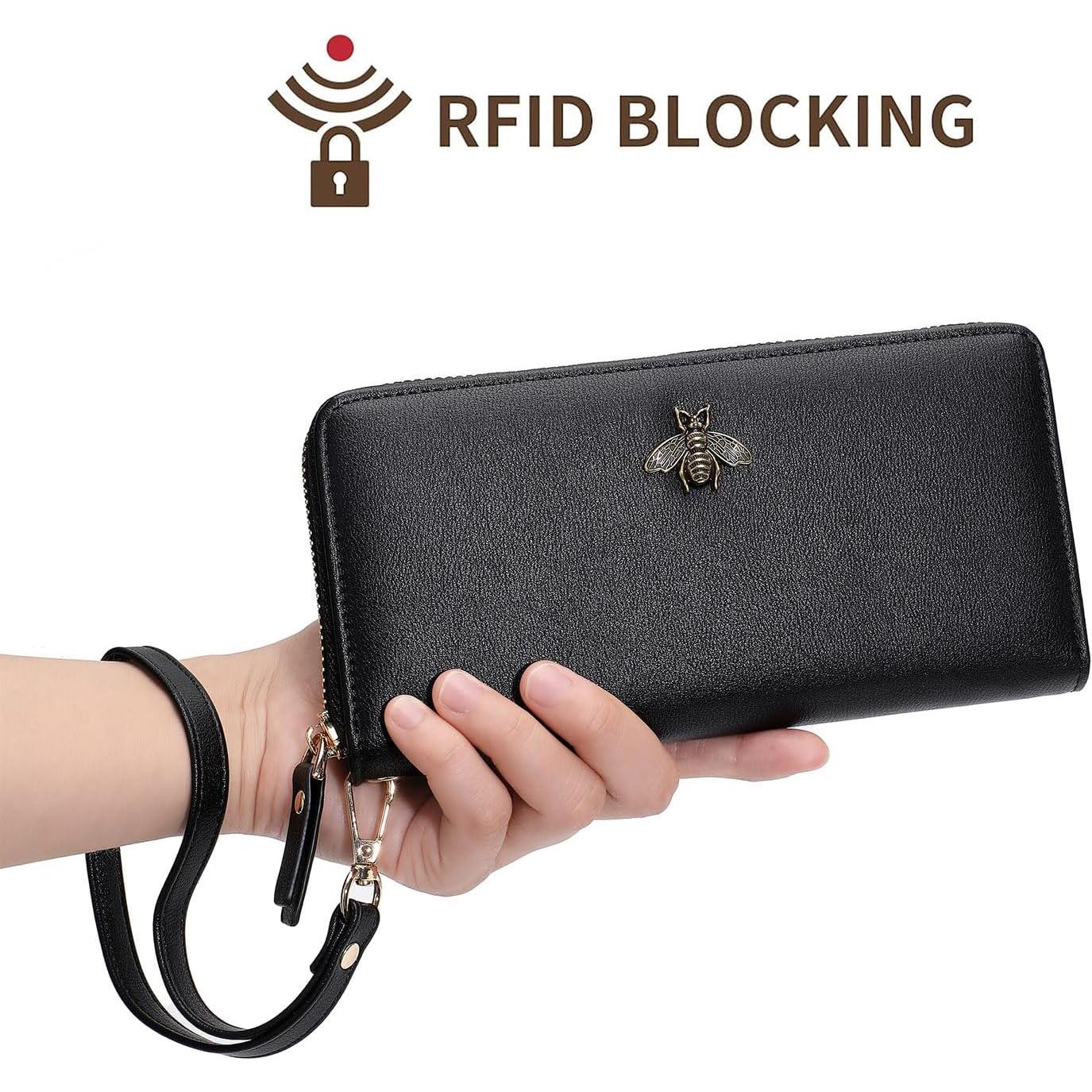 Cartera de Mujer AnnabelZ Larga con Bloqueo RFID 19x10 cm