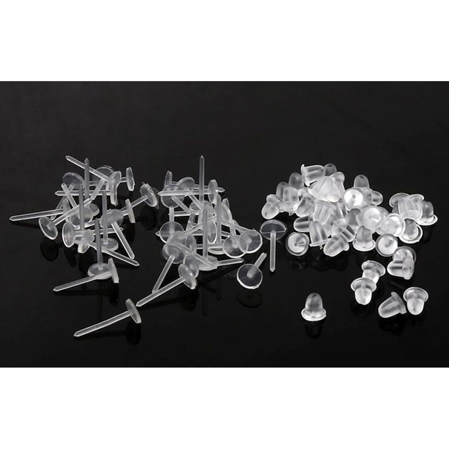 Pendientes Hipoalergénicos Kridzisw 20G Transparentes 30 Pcs