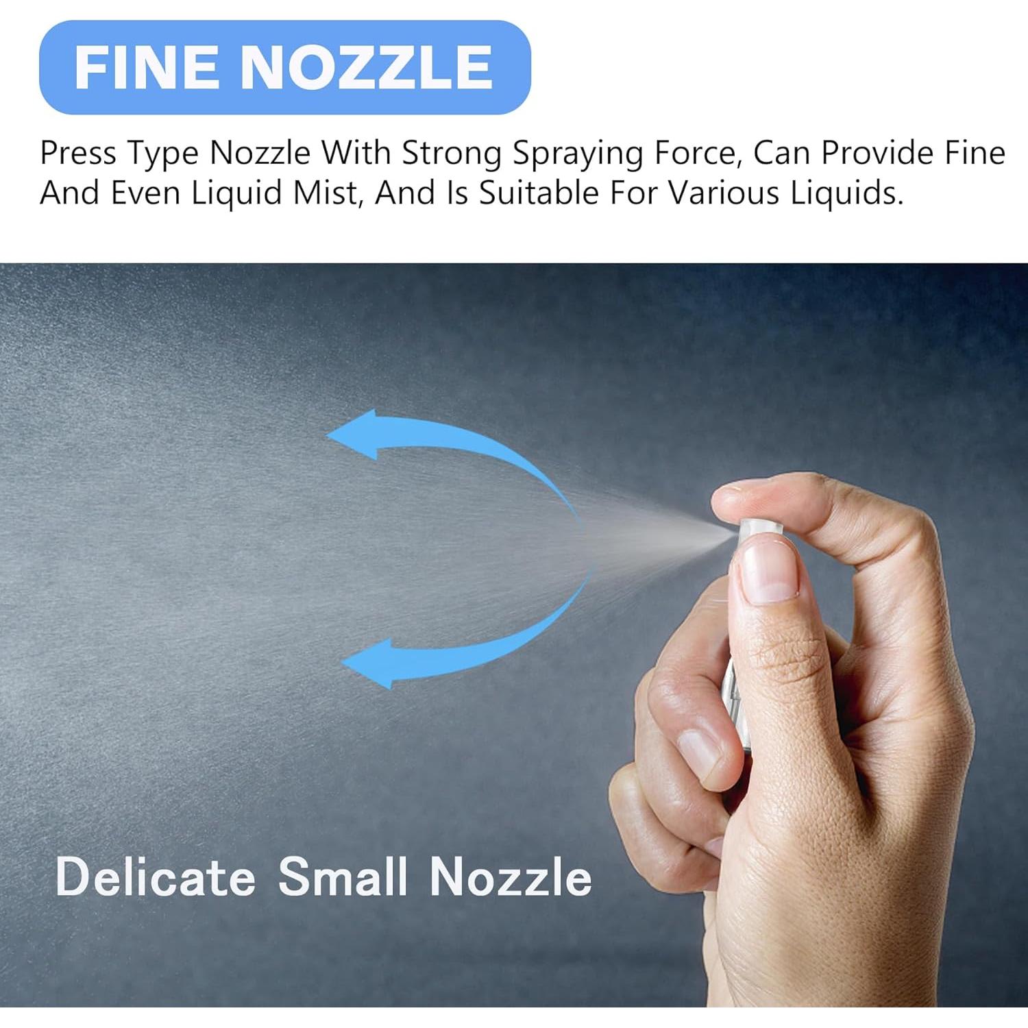 Botellas de Spray Mini Csdtylh 60 Pcs 2ml Plástico Transparente