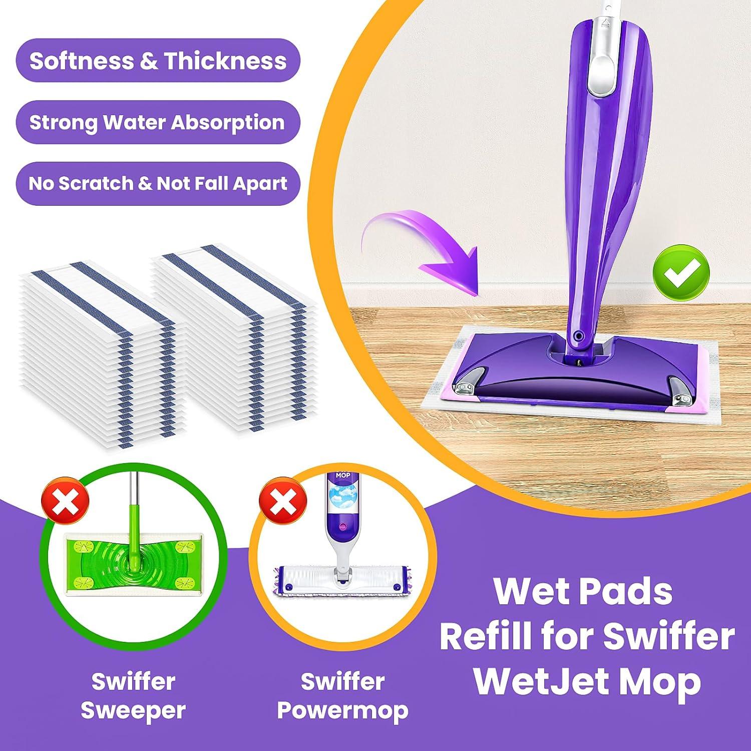 Almohadillas Desechables para Mop Swiffer WetJet - 10 Piezas