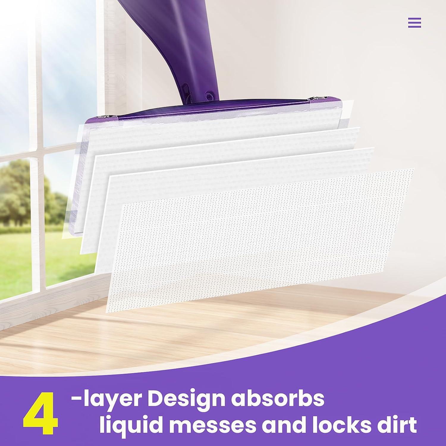 Almohadillas Desechables para Mop Swiffer WetJet - 10 Piezas