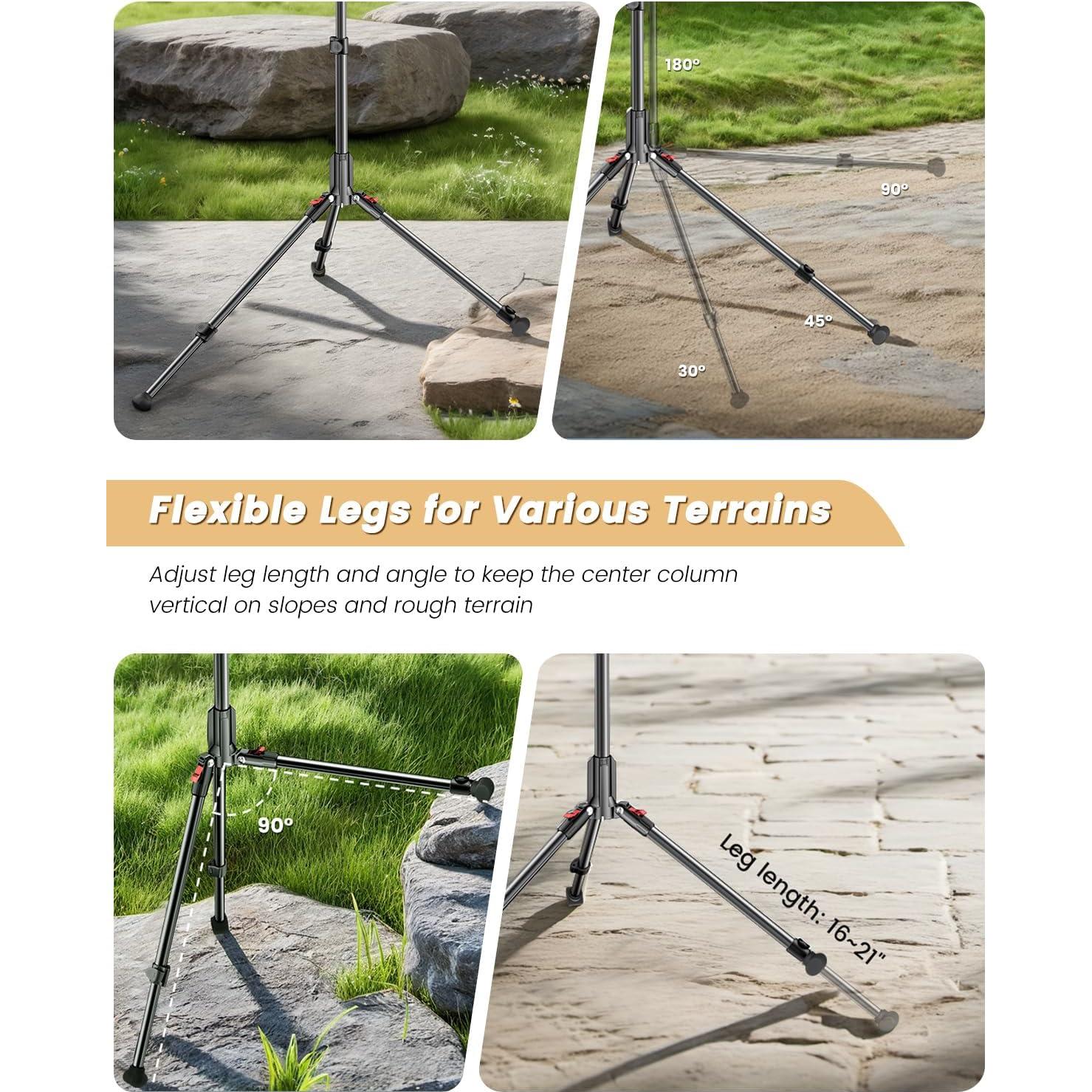 Trípode para Teléfono CAMBOFOTO S202 84" Ajustable con Control Remoto