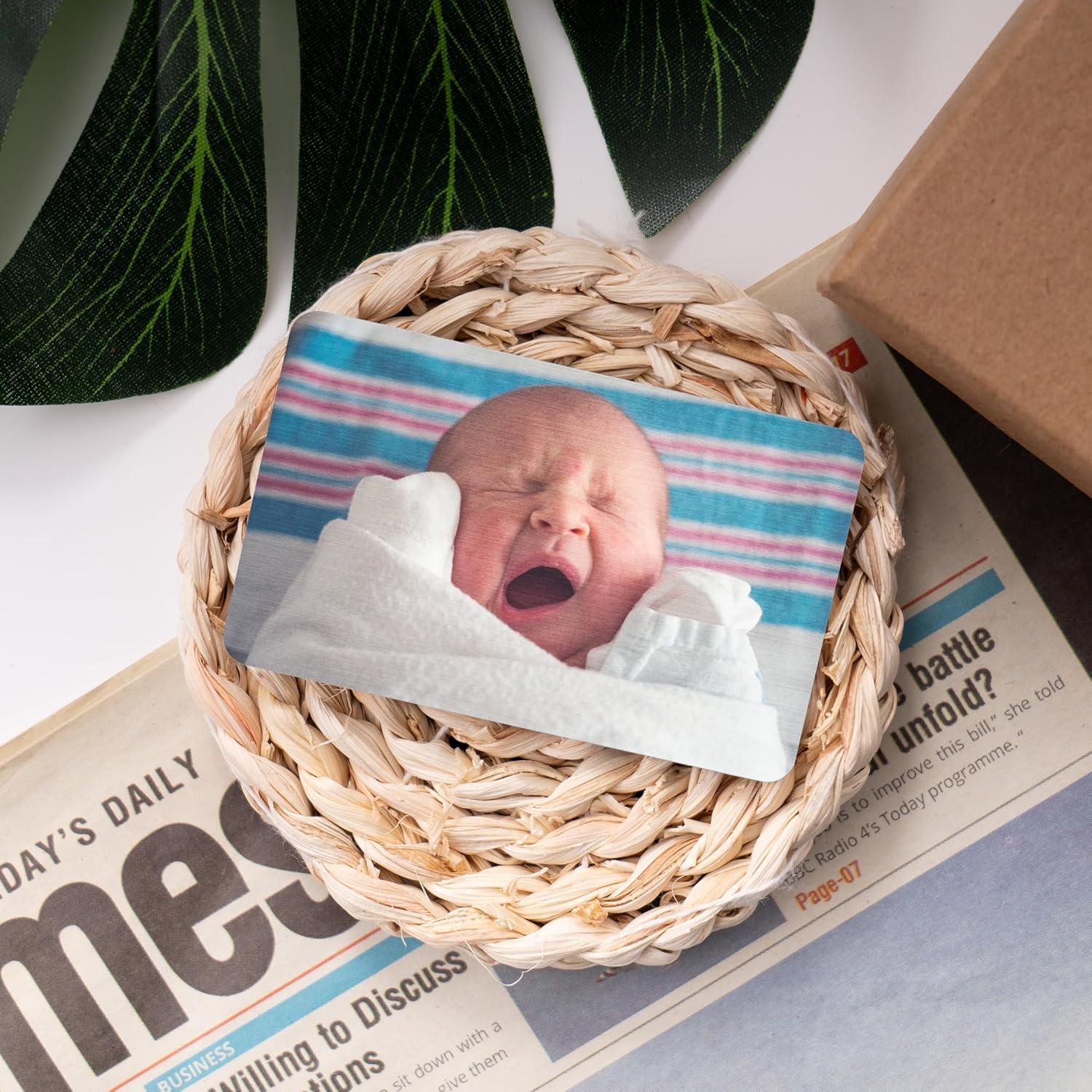 Tarjeta de Cartera Personalizada Metal Con Amor de Julie 8.4x5.2cm