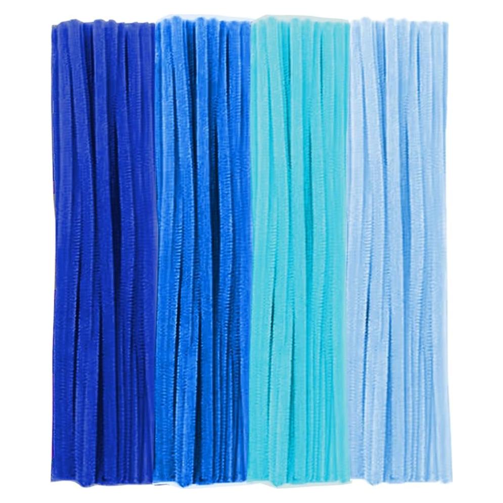 Limpiapipas Azules Chenille 100 Piezas 30 cm 6 mm DIY