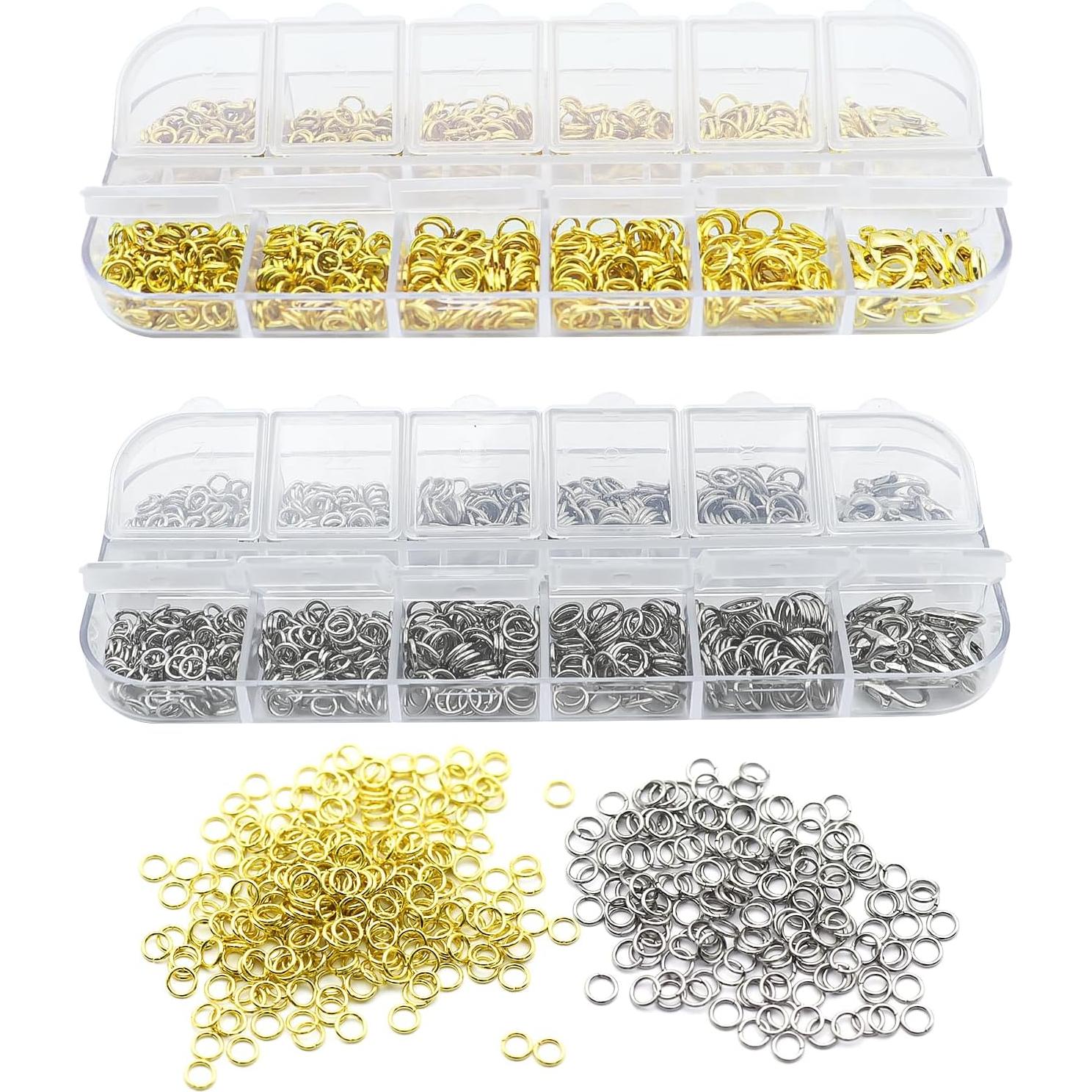 Kit de Anillas de Salto y Cierres de Langosta Joongoom 1720pcs