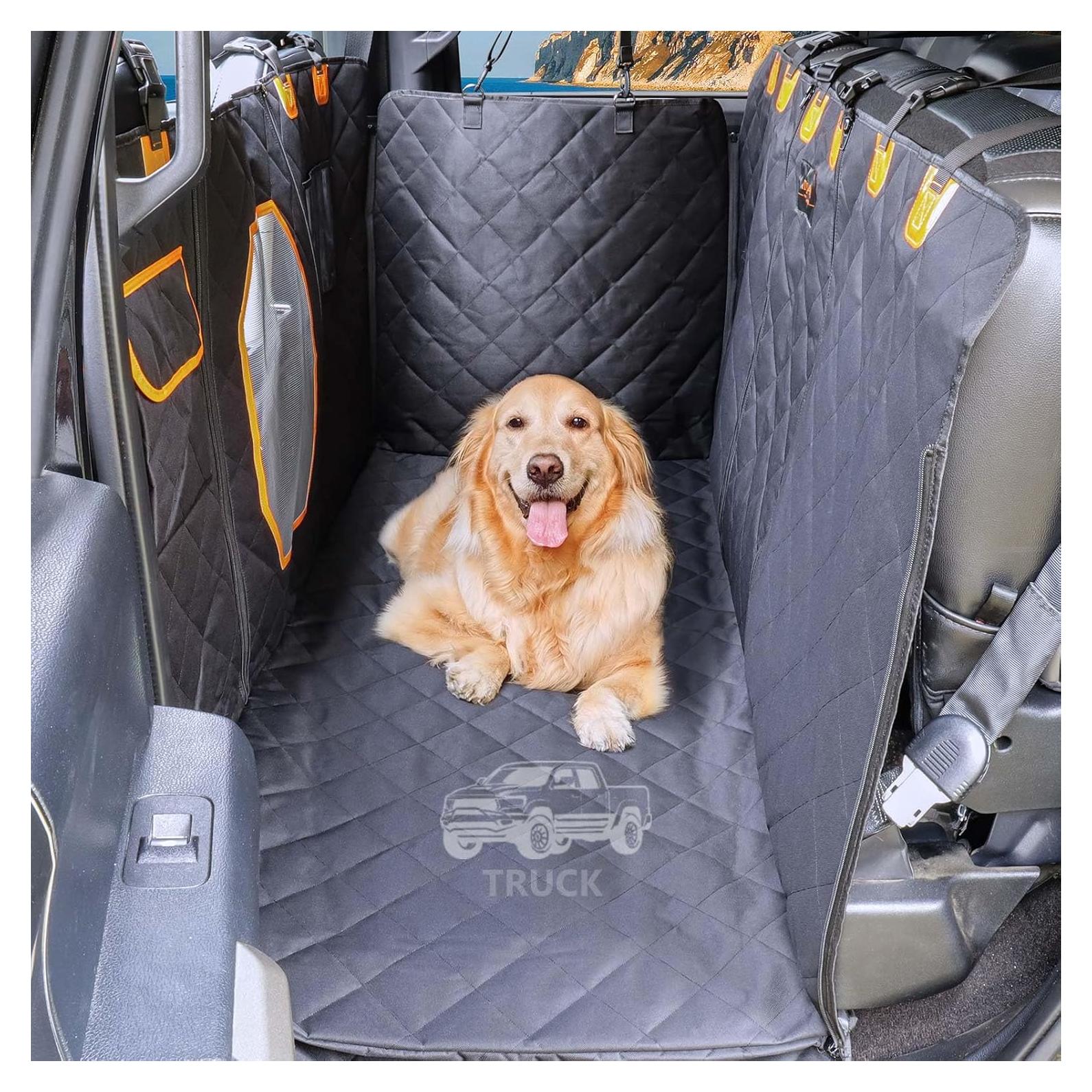 Cubierta de Asiento para Perros ITNAST XL Impermeable Negro