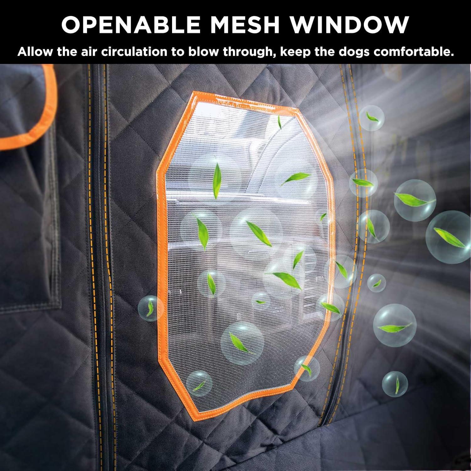 Cubierta de Asiento para Perros ITNAST XL Impermeable Negro