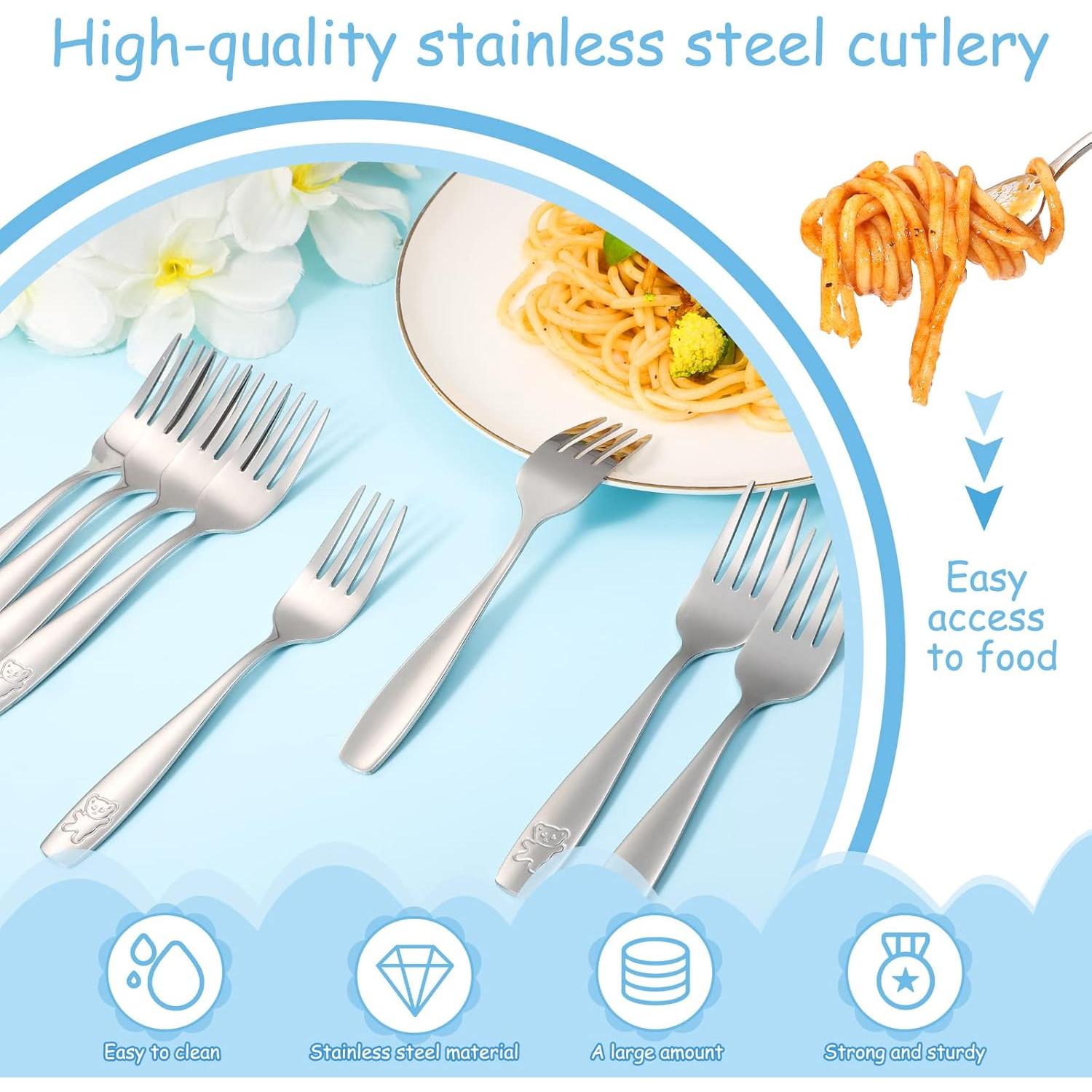 Conjunto de Cubiertos para Niños Pimoys 9 Piezas Acero Inoxidable