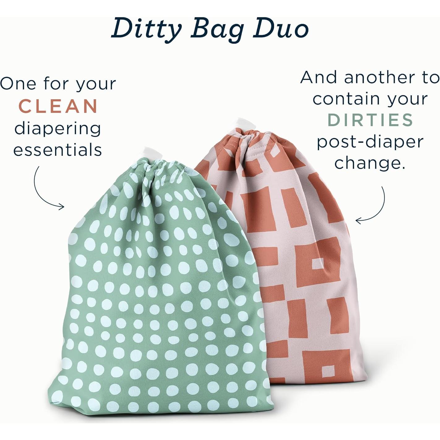 Esembly Ditty Bag Duo - Bolsas Impermeables Reutilizables 2 Unidades
