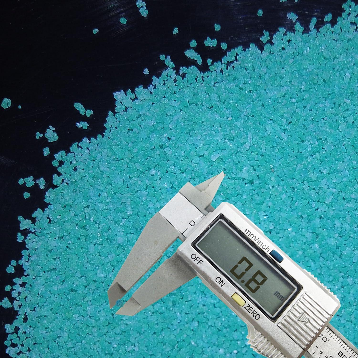 Vidrios Brillantes Azul 0.85mm 100g para Manualidades DIY