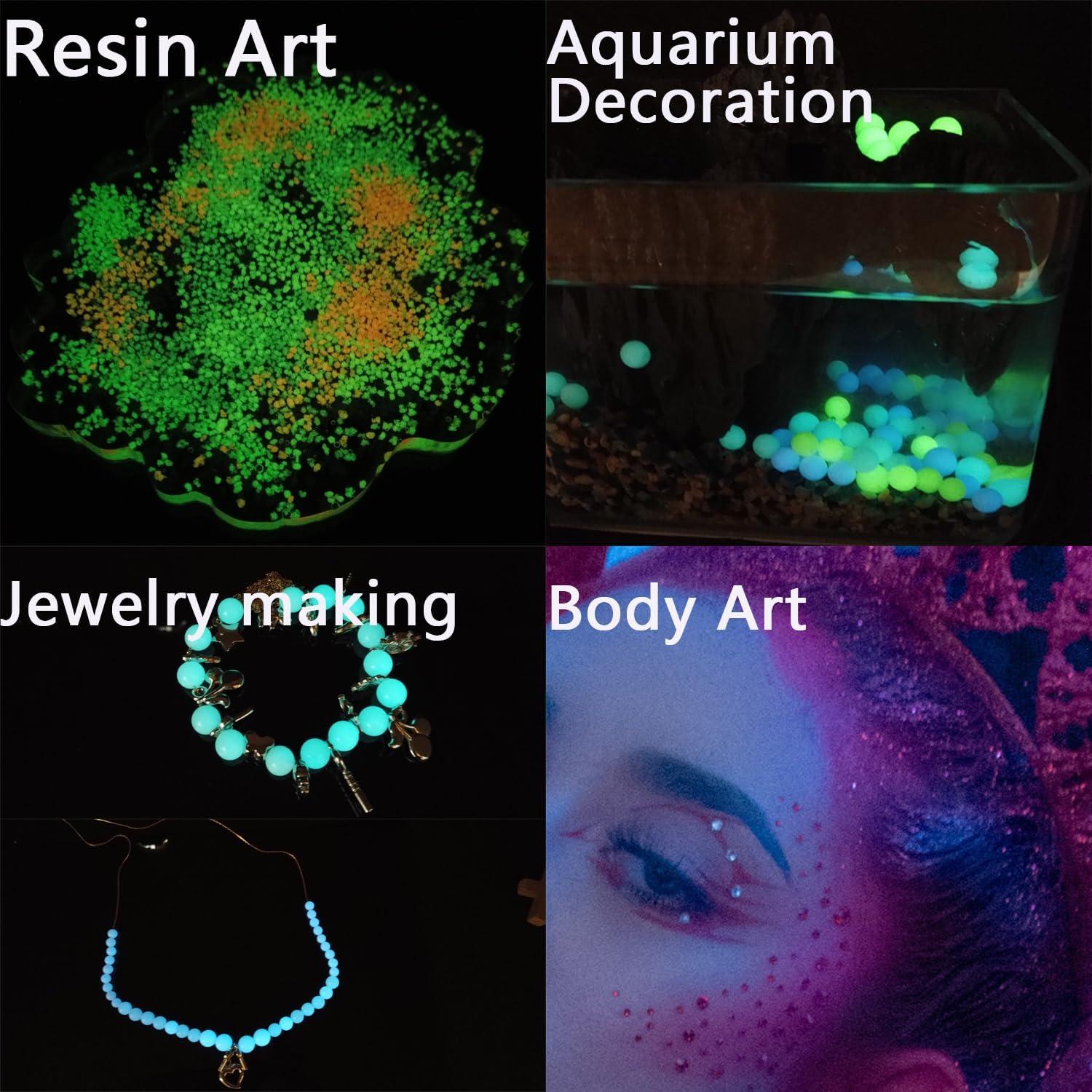 Vidrios Brillantes Azul 0.85mm 100g para Manualidades DIY